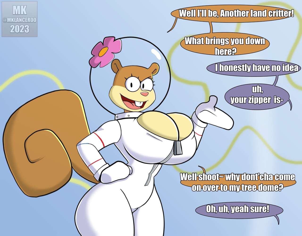 Linhe X Sandy Cheeks Page 1 IMHentai