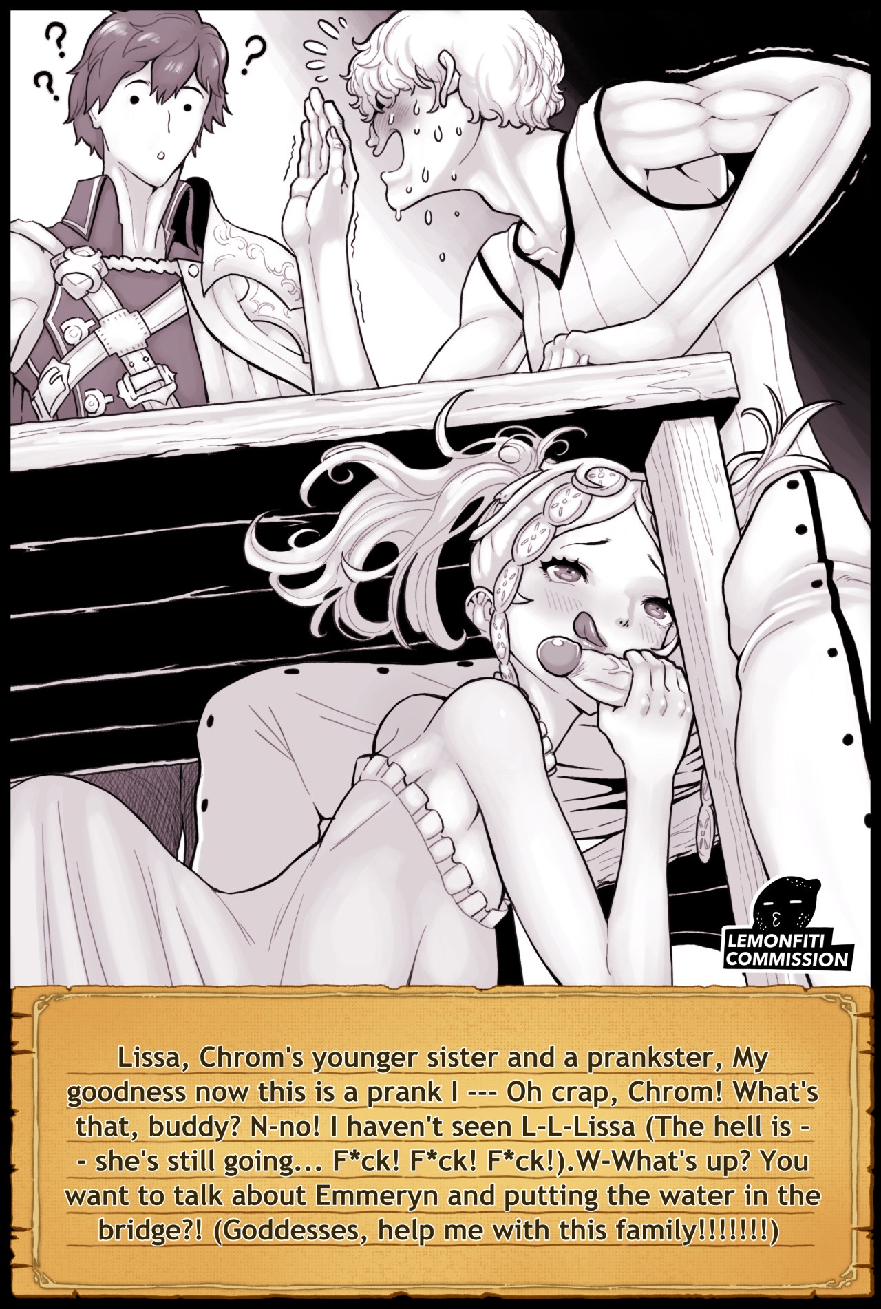 Sex Under Table Behind Door Vol Page Imhentai