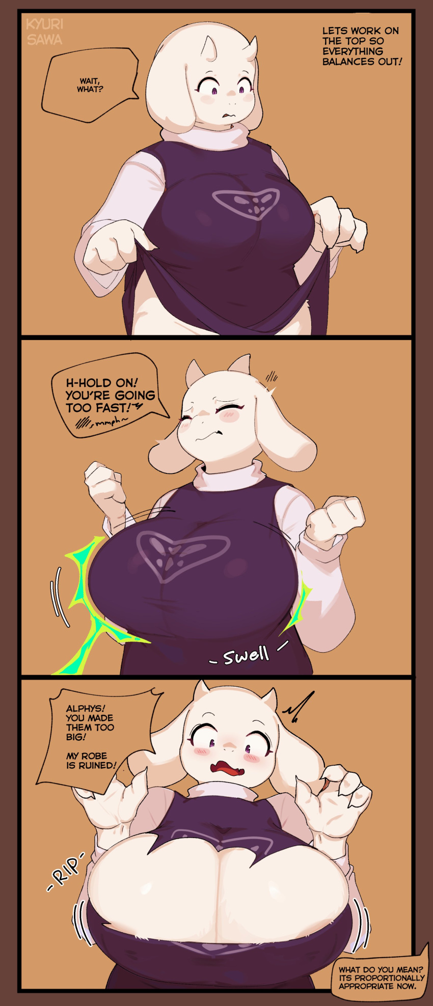 Alphys’s New Invention page 1 full