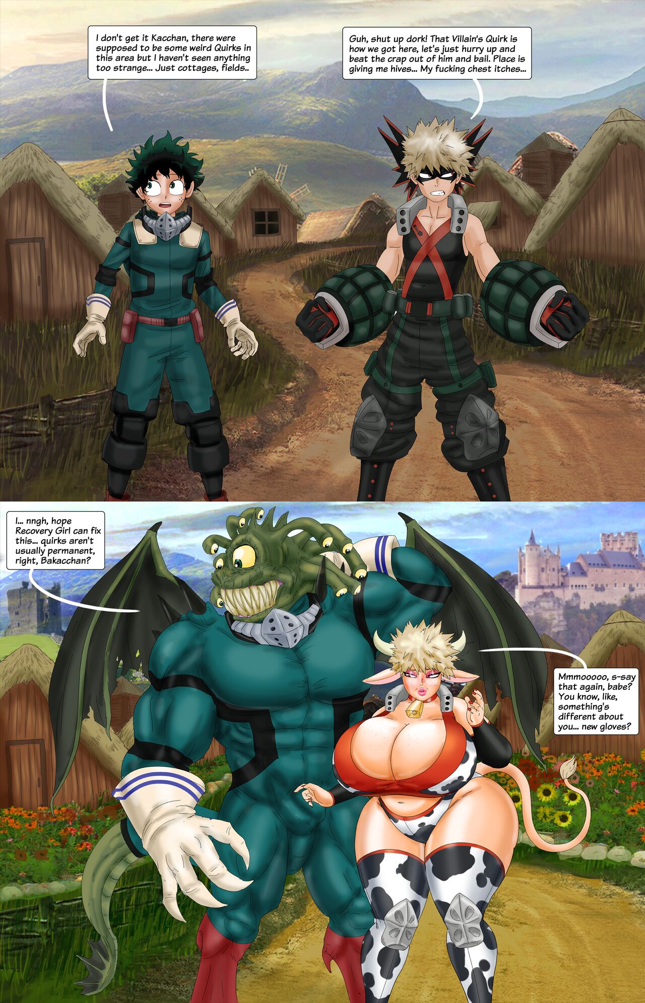 Deku and Baku-Moo page 1 full
