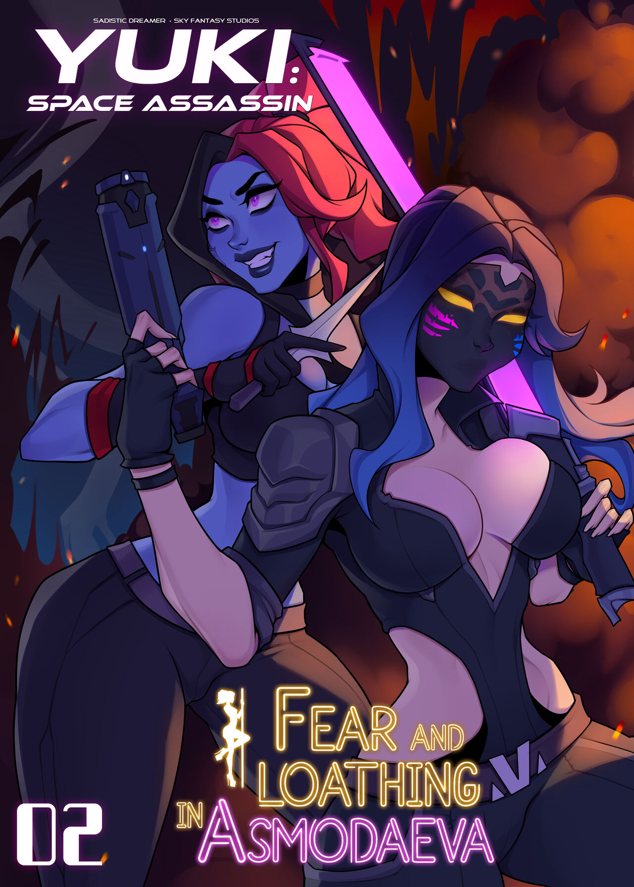 Yuki: Fear and Loathing in Asmodaeva, Issue #2 page 2 full