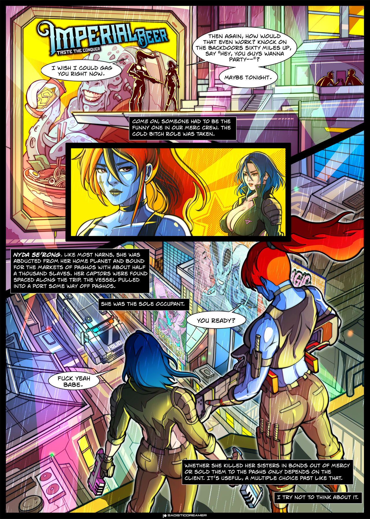 Yuki: Fear and Loathing in Asmodaeva, Issue #2 page 4 full