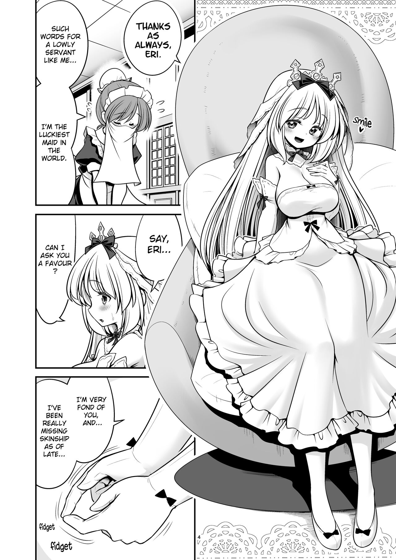 Byoujaku na Junpaku Hime-sama wa Mushikan Love page 4 full
