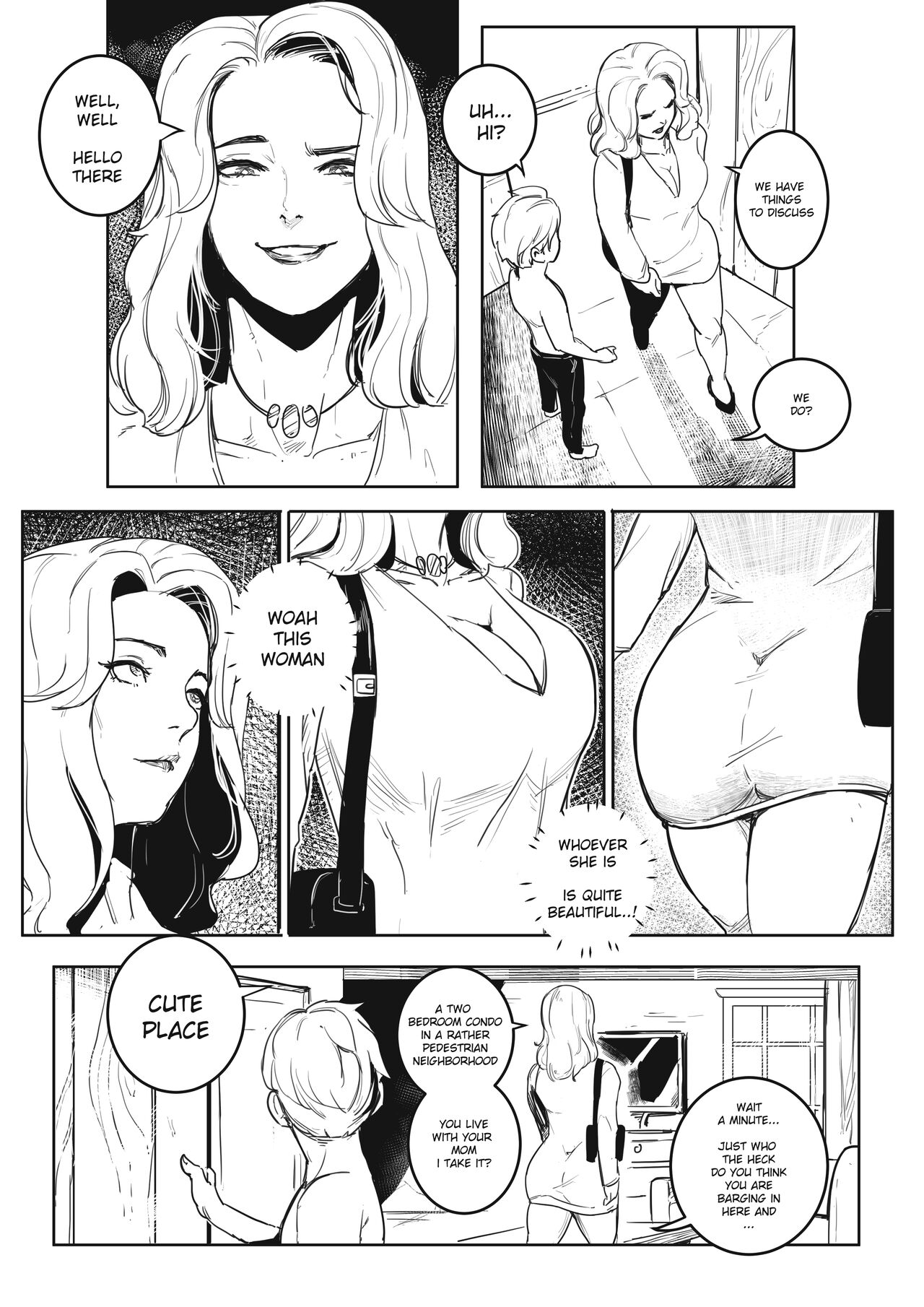 Living Skinsuit: "Power Hungry Blonde" page 2 full