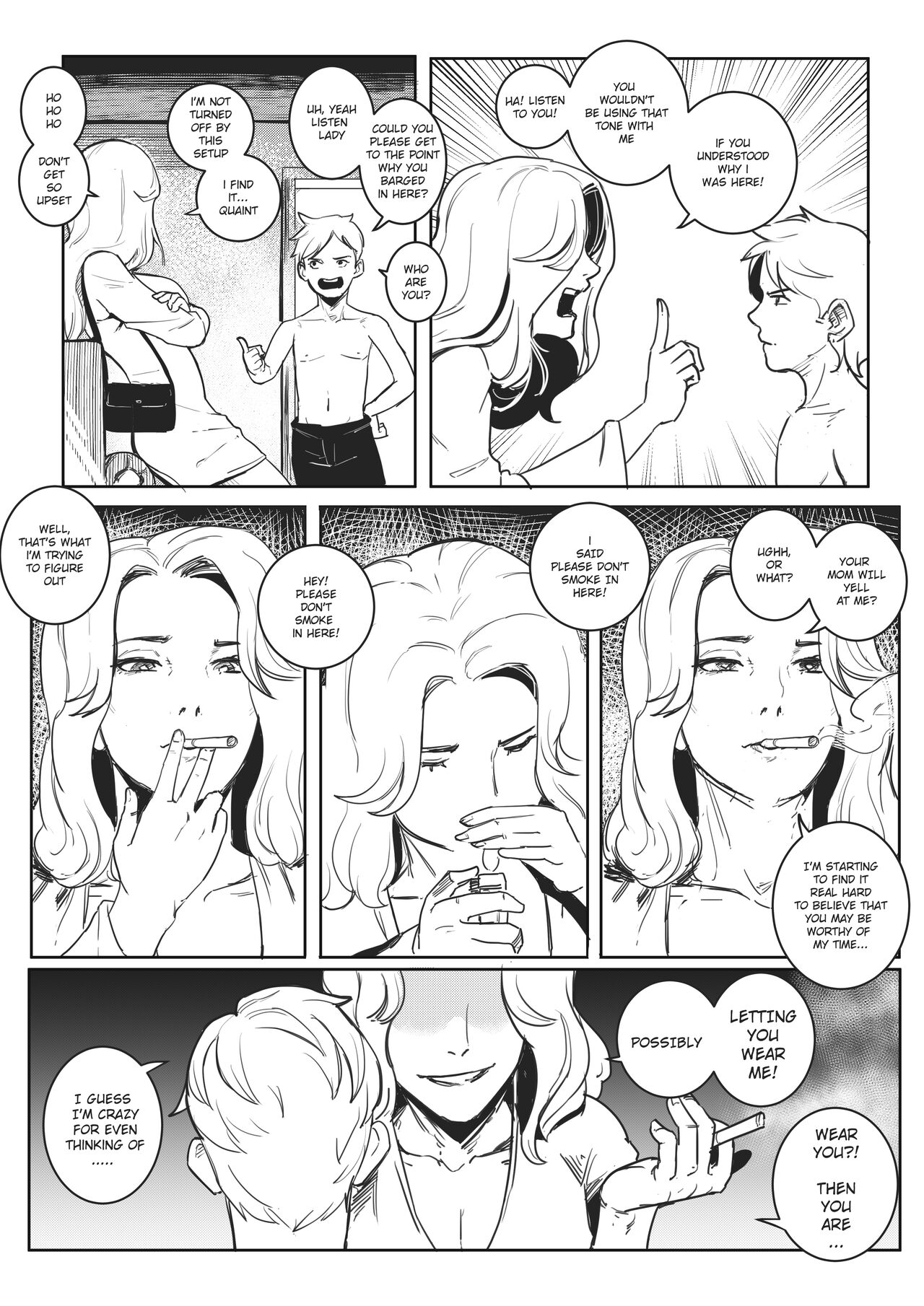 Living Skinsuit: "Power Hungry Blonde" page 3 full