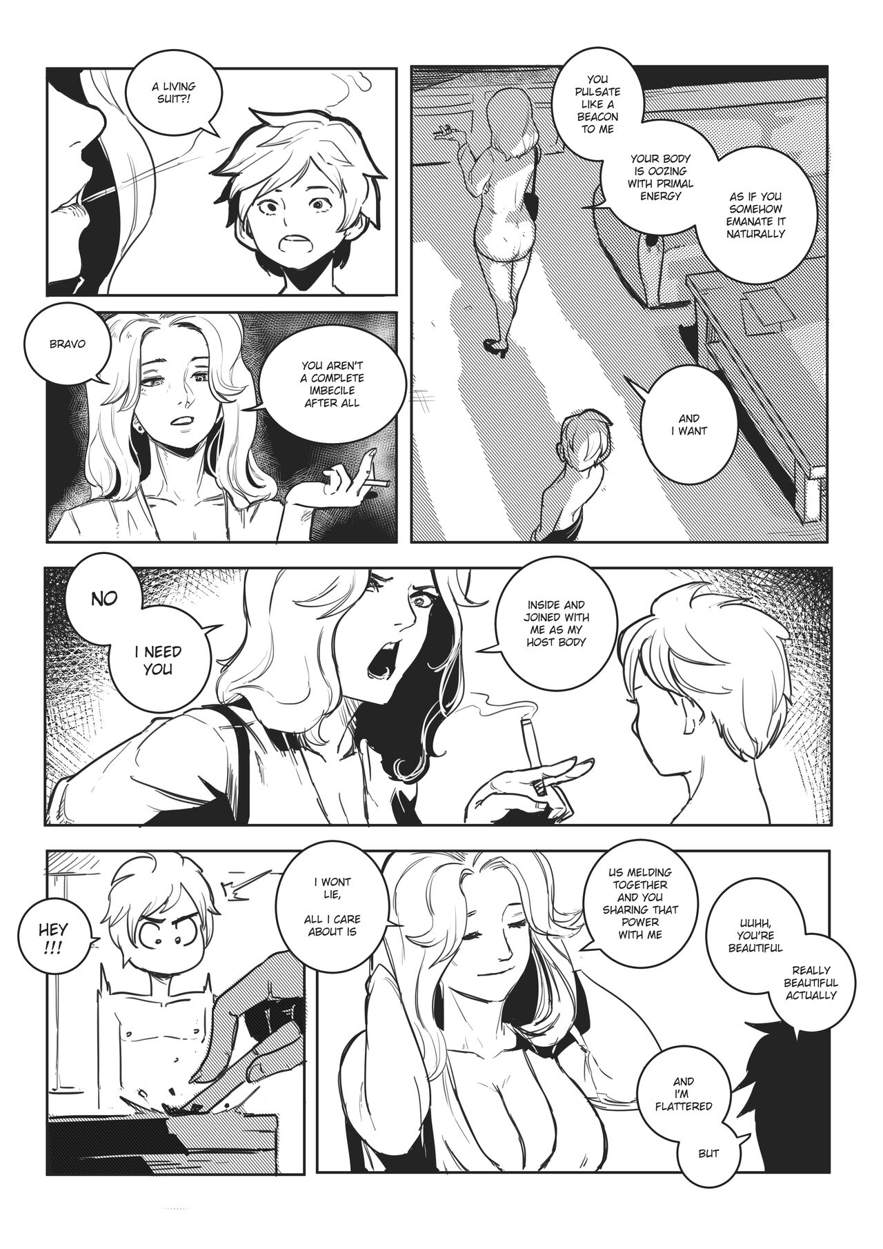 Living Skinsuit: "Power Hungry Blonde" page 4 full