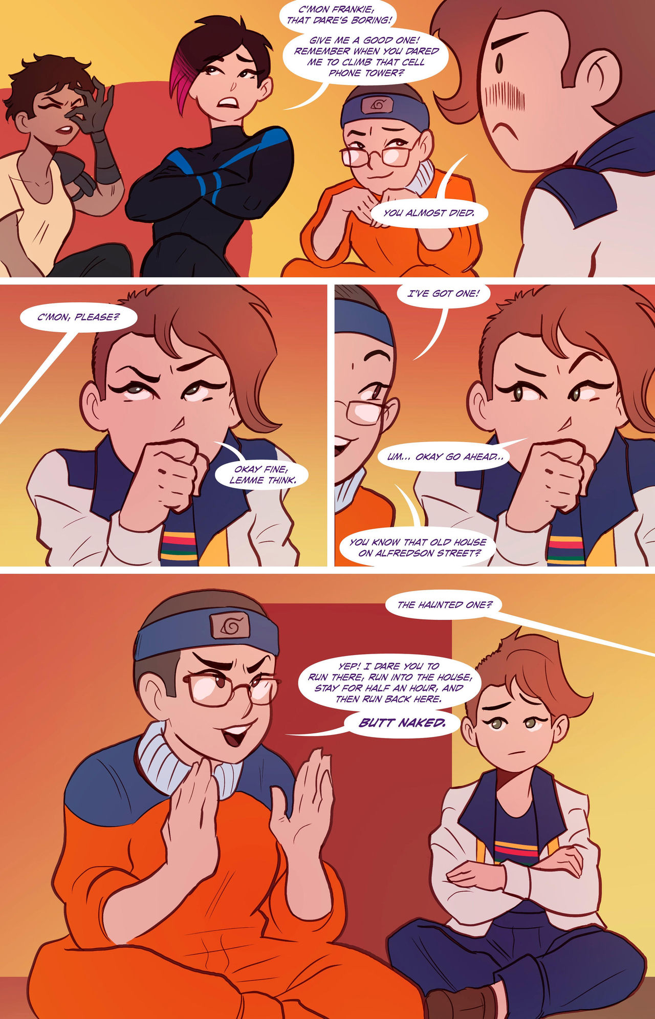 Ellie's spooky streak page 3 full
