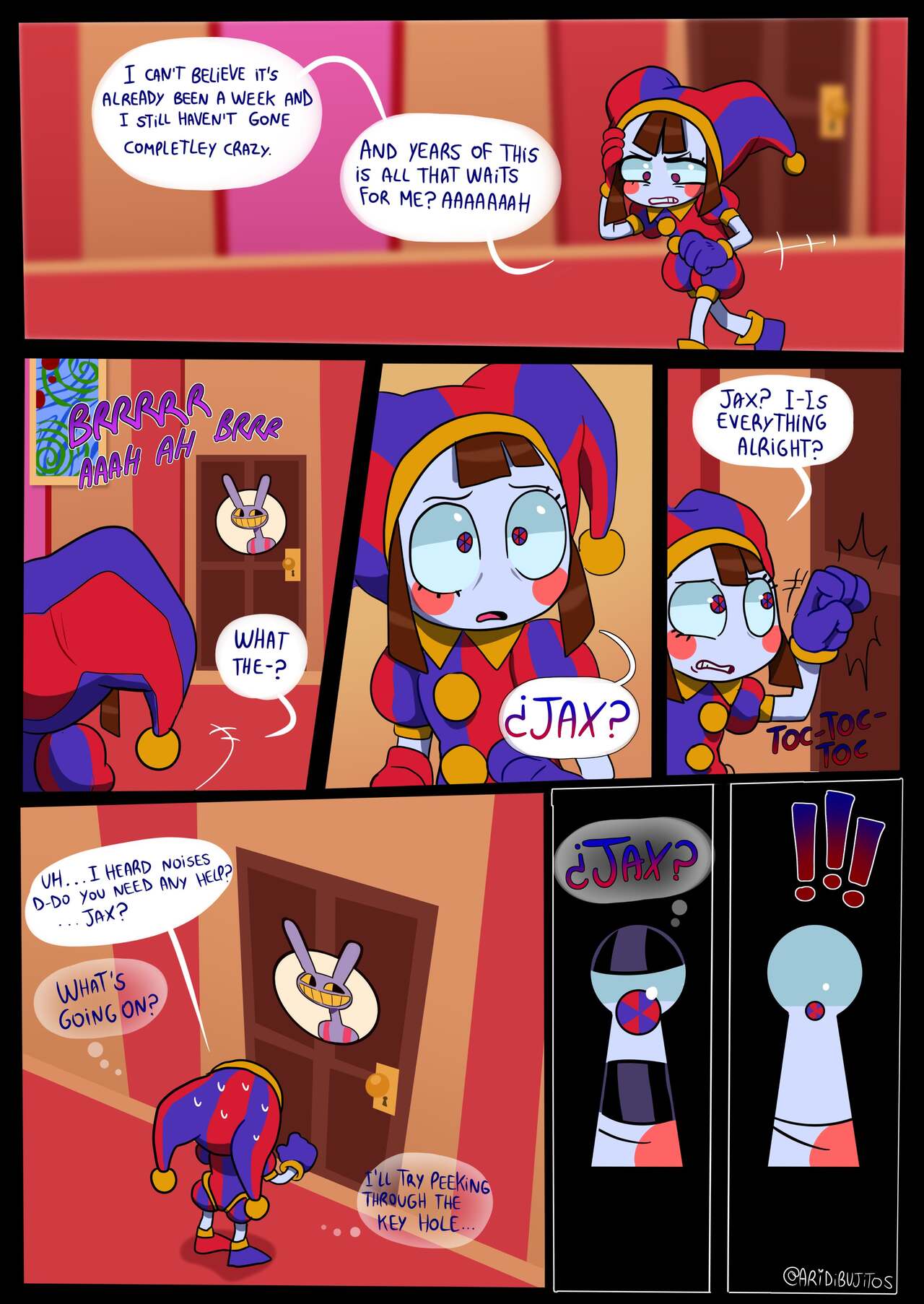 Pomni & Jax  English page 1 full