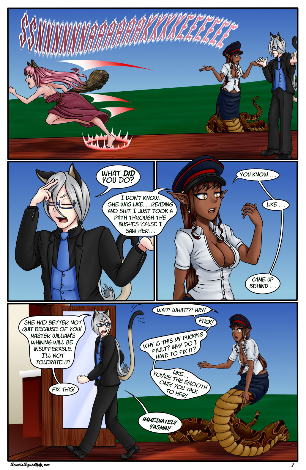 The Cat House Vol. 7: Snake in the Grass page 10 full