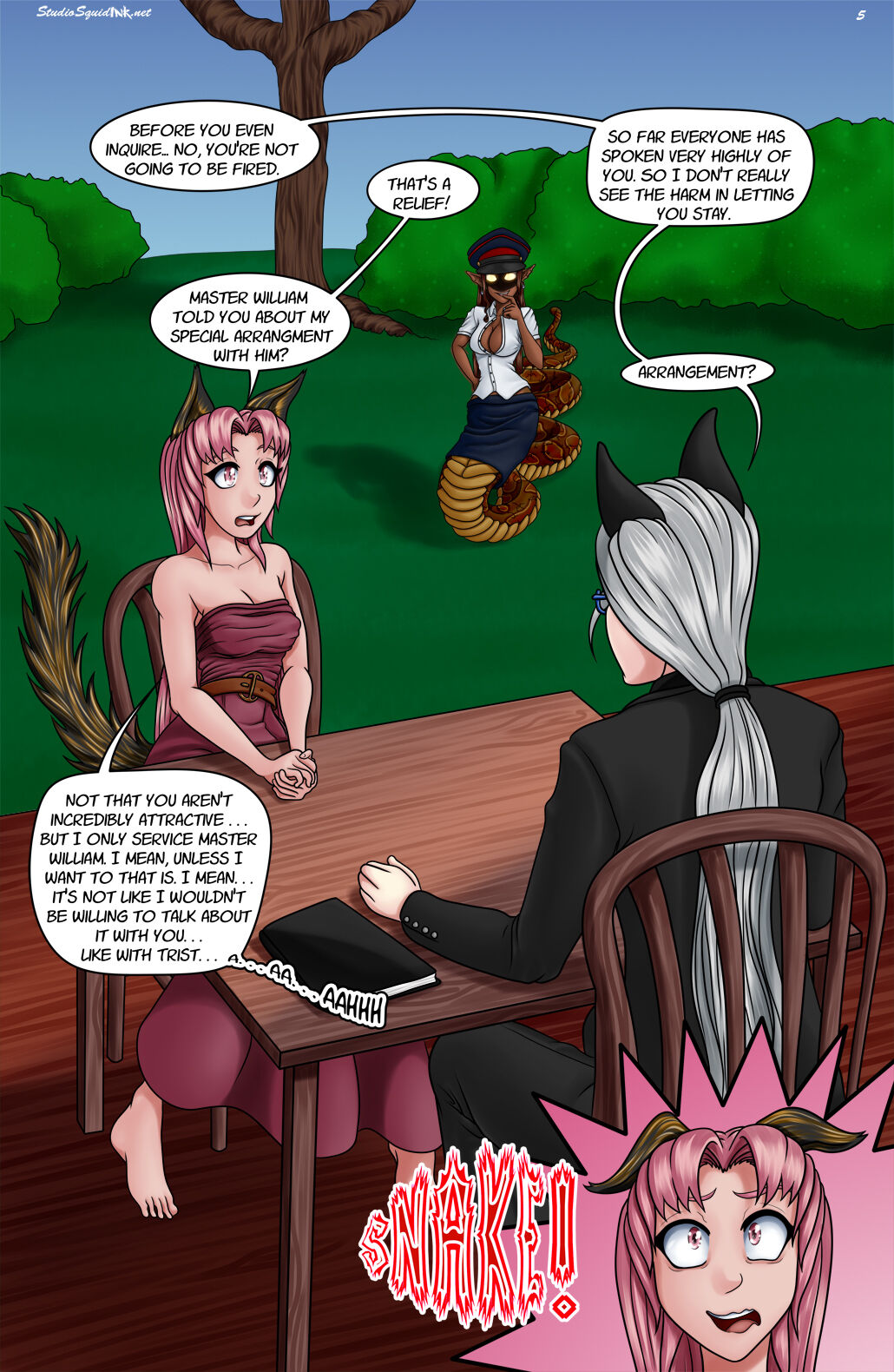 The Cat House Vol. 7: Snake in the Grass page 7 full