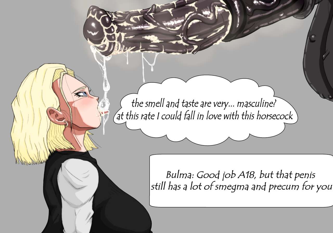 Android 18 x Horse - Page 2 - IMHentai