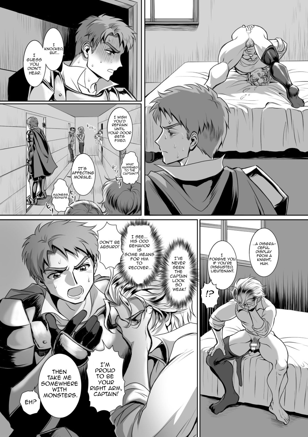 Possessed Knight Stallion: Forced to Climax by a Creeper! Ch. 2 page 7 full