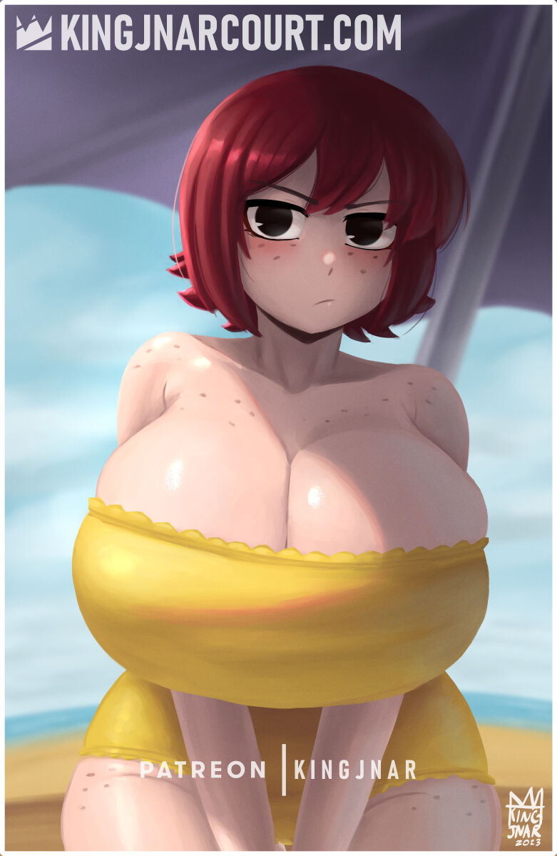 Beach fun with Kim page 1 full