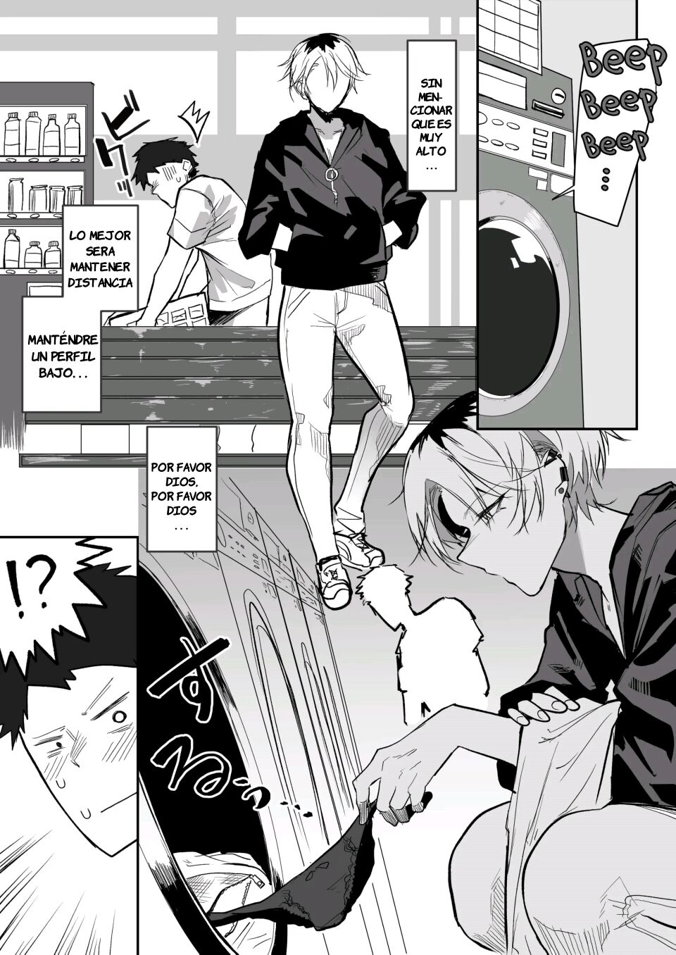 Coin Laundry de Kowai Yankee ni Karamareru Manga page 2 full