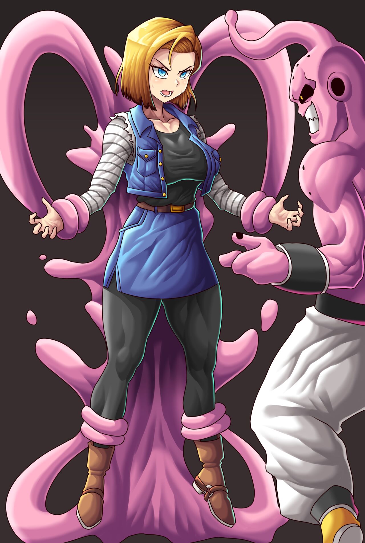 Android 18 x Buu page 1 full