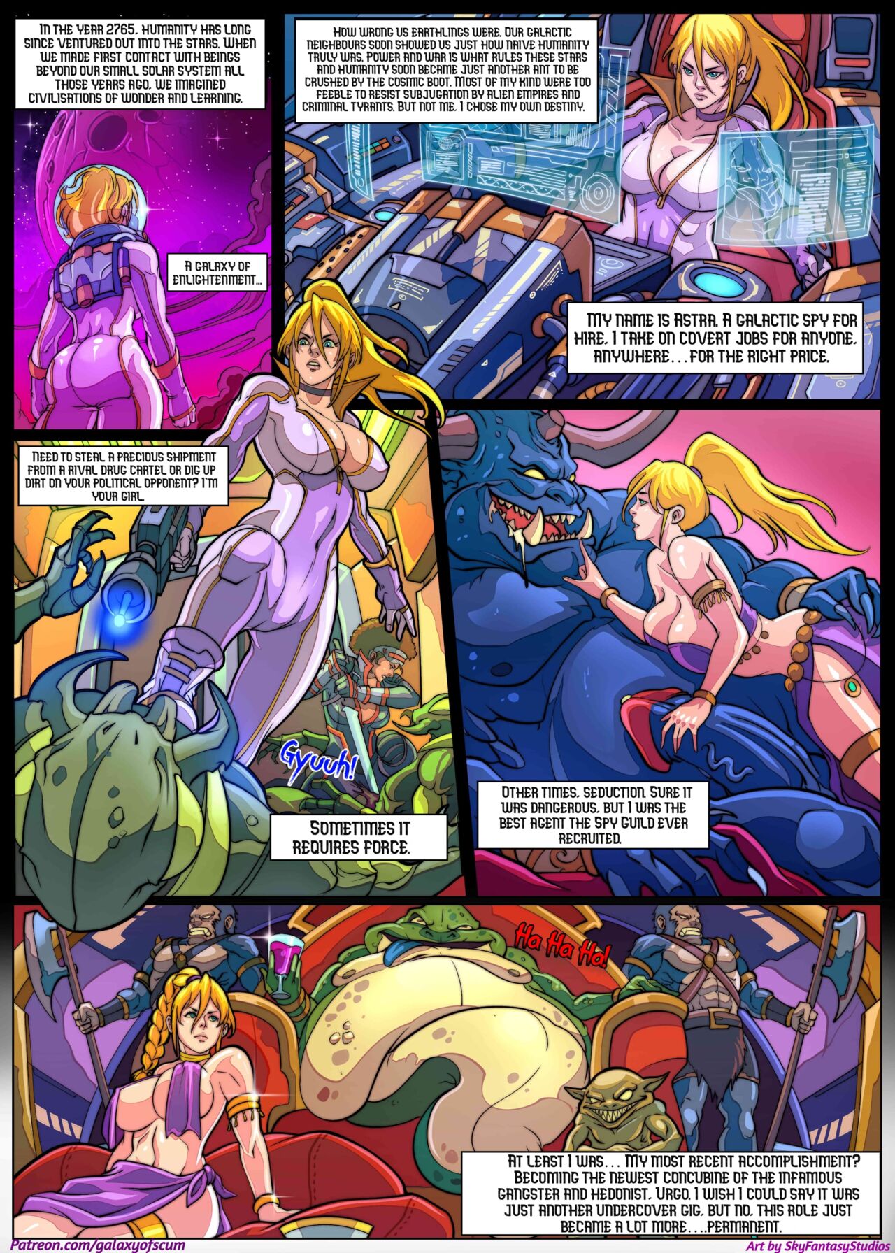 Galaxy of Scum Issue #1: Urgo's Palace page 2 full