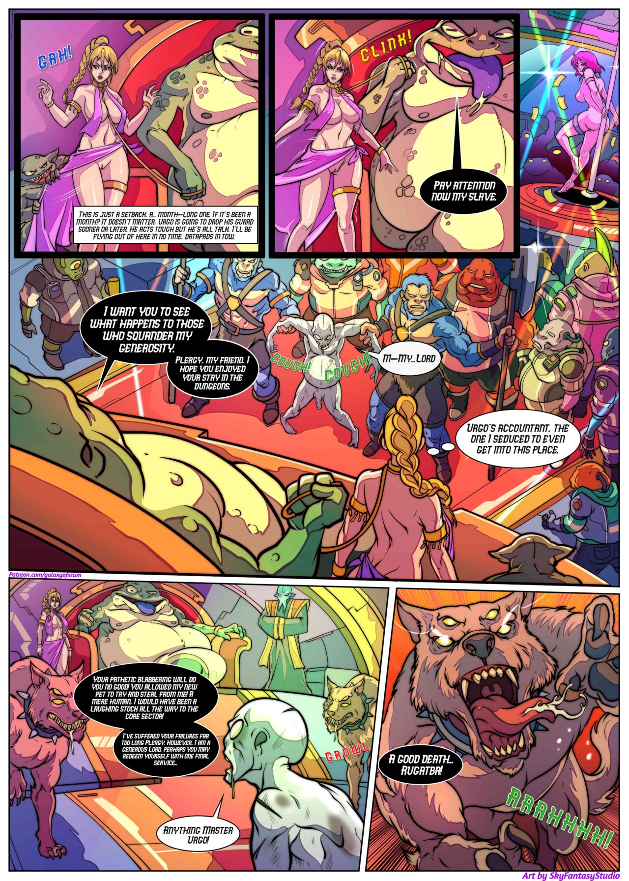 Galaxy of Scum Issue #1: Urgo's Palace page 4 full