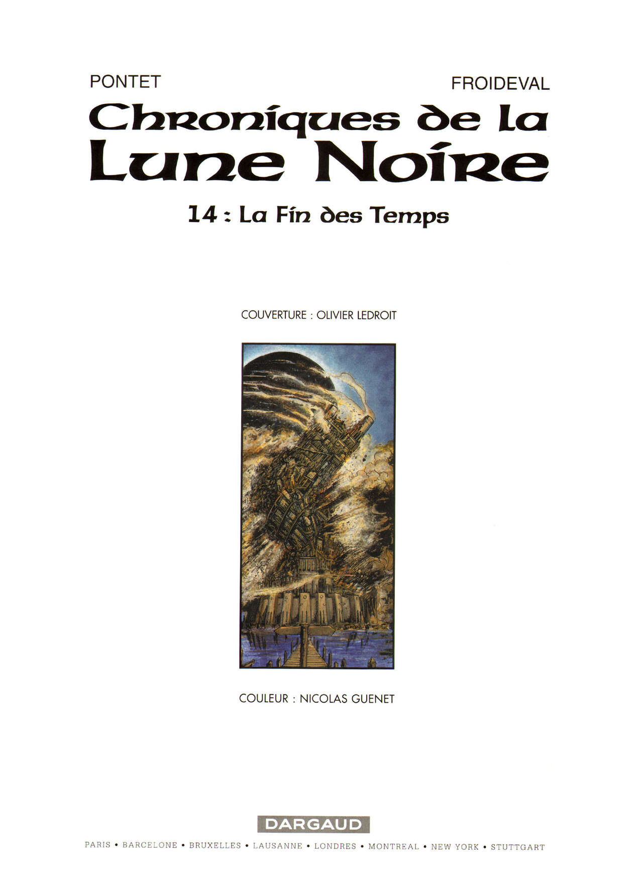 Chroniques De La Lune Noire - T14 - La Fin Des Temps page 3 full