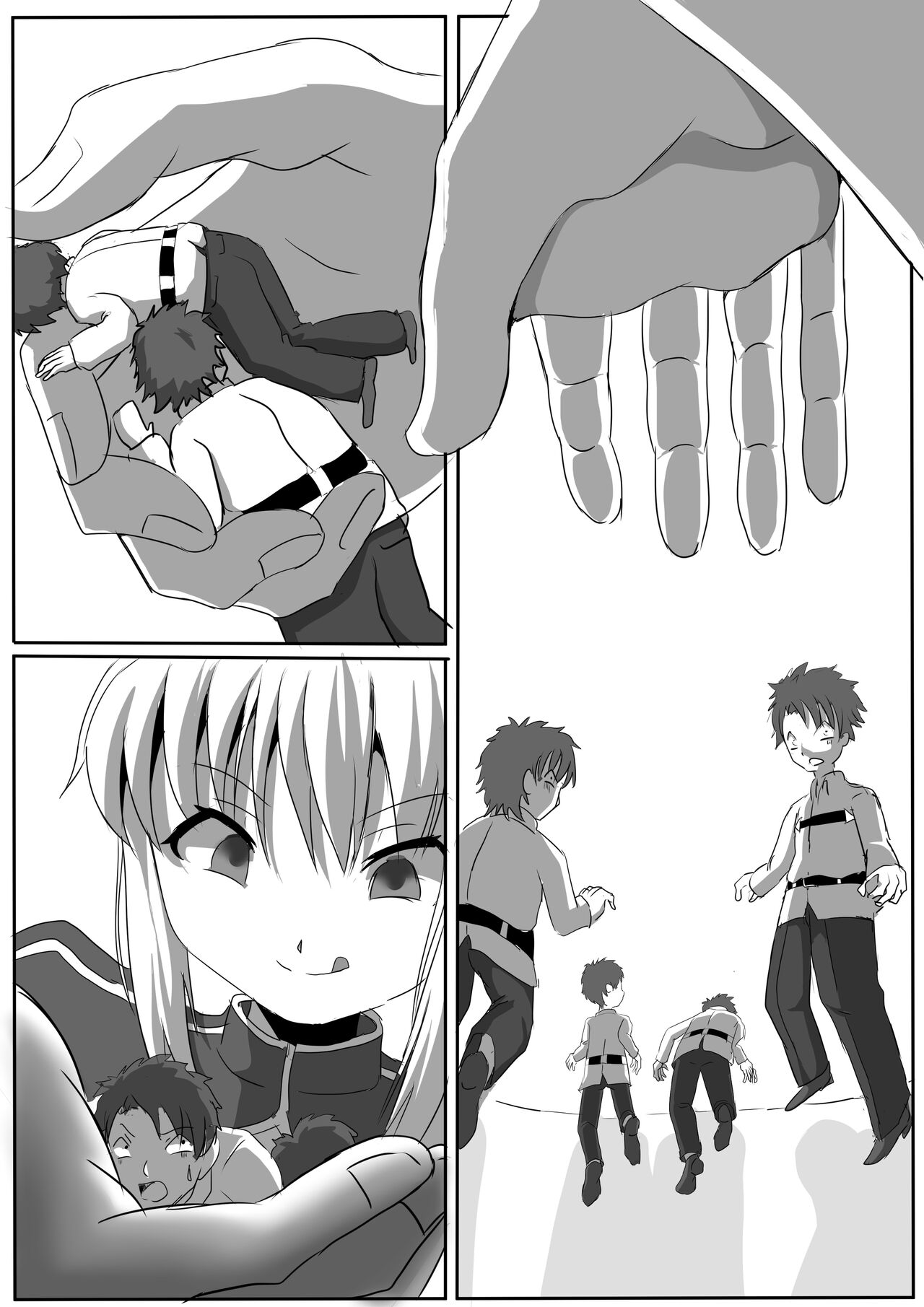 Gudao-kun x4 vs Artoria-san page 2 full