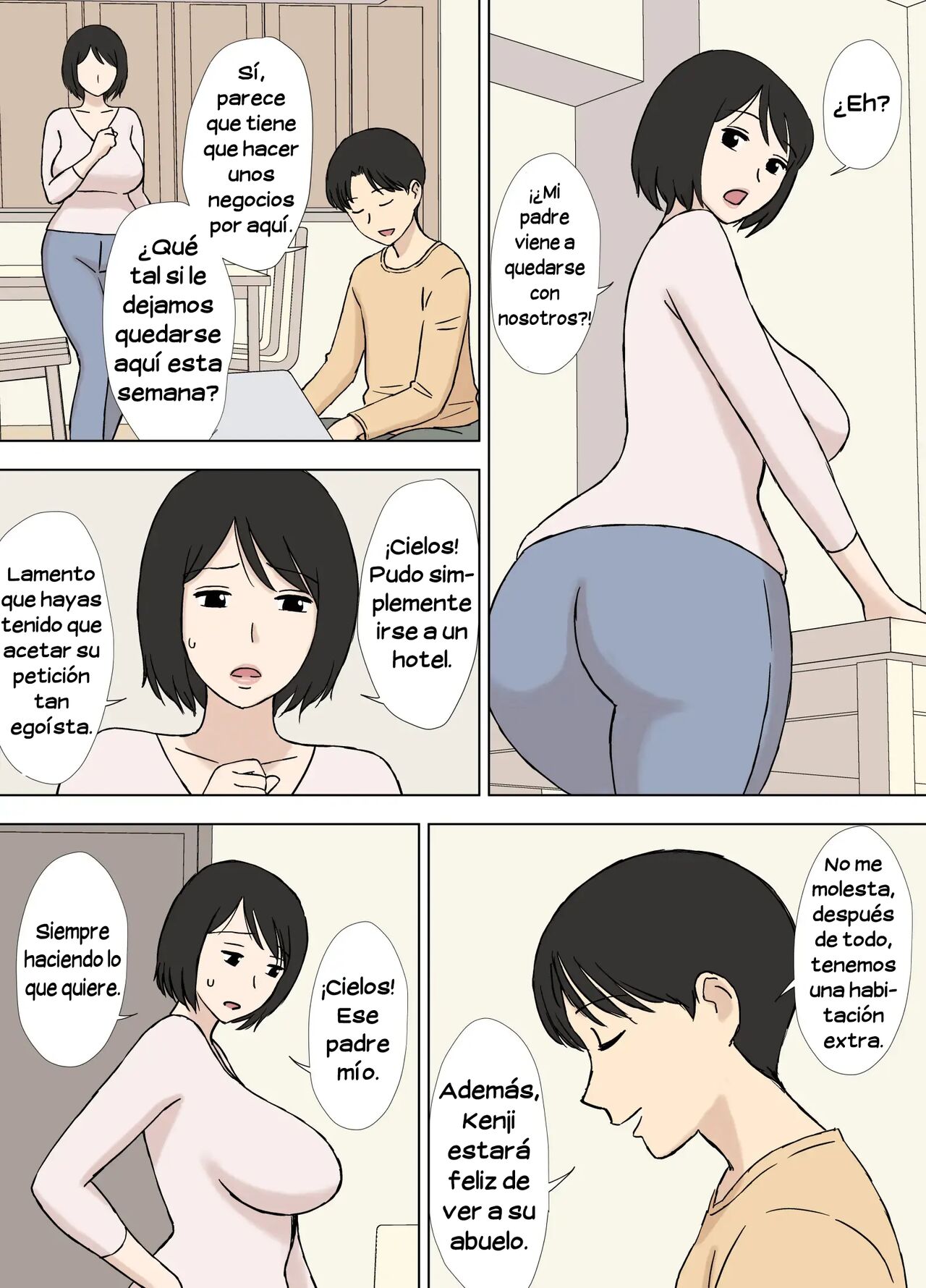 Tsuma ga Ore no Oyaji to Issho ni Furo ni Haitte Irunda ga.. | Mi esposa aún se baña con su padre page 5 full
