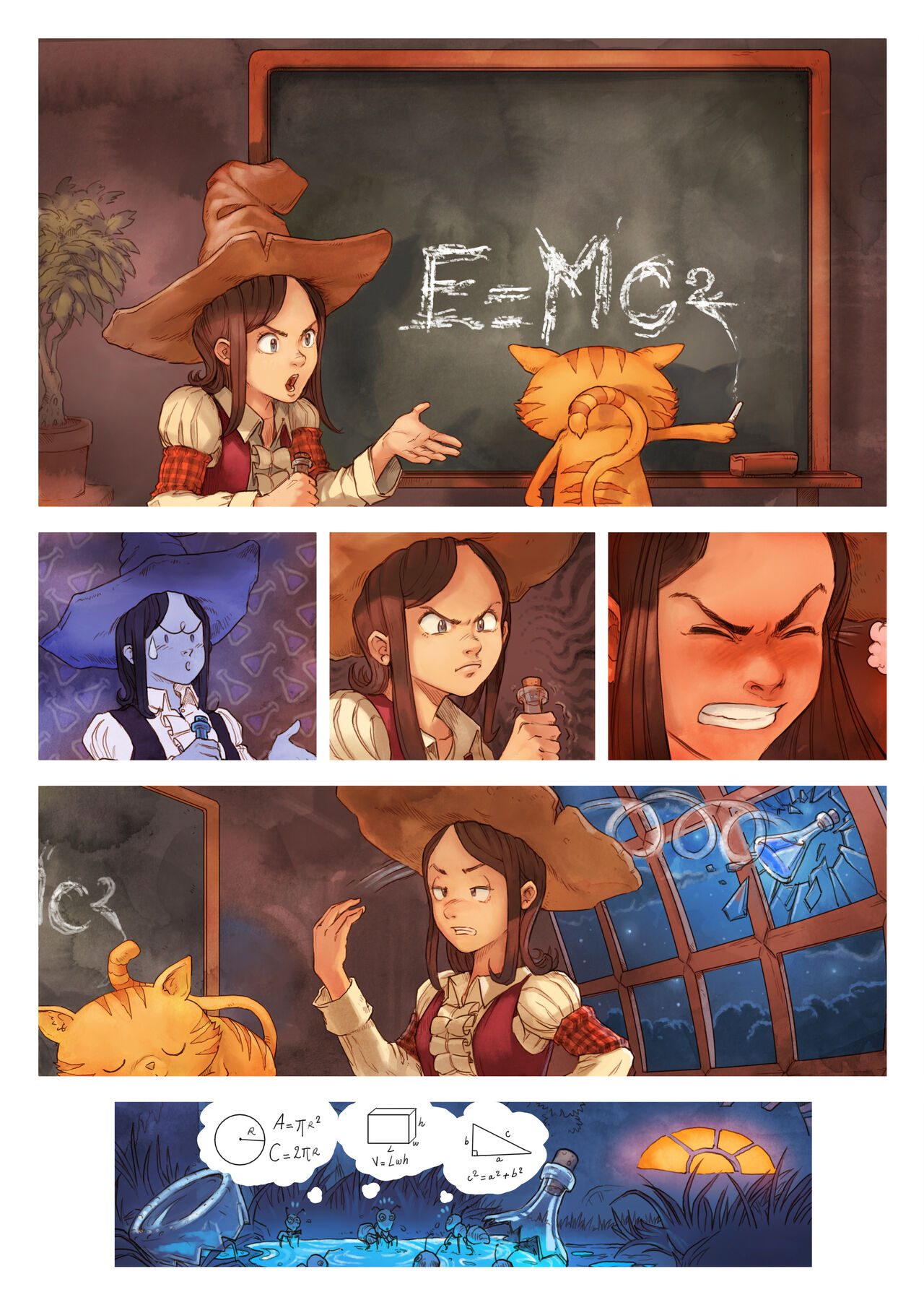 Pepper&Carrot Episode 4: Stroke of Genius page 7 full