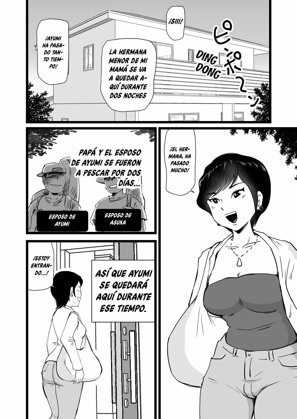 Mama to Ayumi-san ni Shibori Torareru Musuko no Hanashi | LA HISTORIA DE UN HIJO QUE ES EXPLOTADO SEXUALMENTE POR SU MADRE Y AYUMI page 3 full