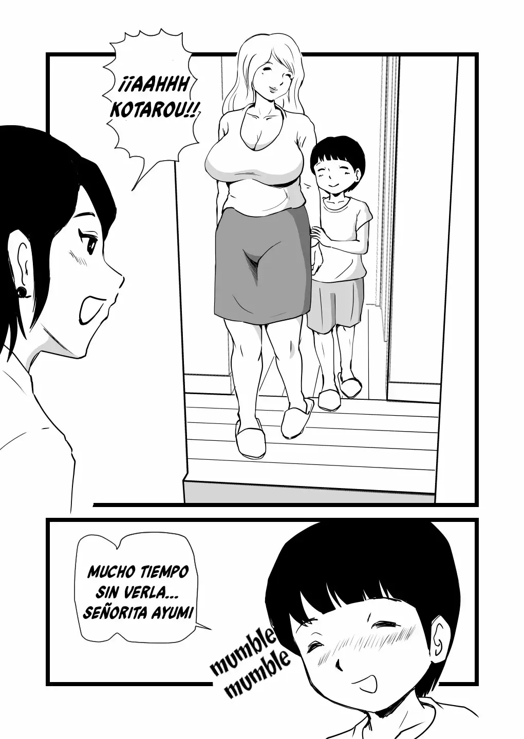 Mama to Ayumi-san ni Shibori Torareru Musuko no Hanashi | LA HISTORIA DE UN HIJO QUE ES EXPLOTADO SEXUALMENTE POR SU MADRE Y AYUMI page 4 full