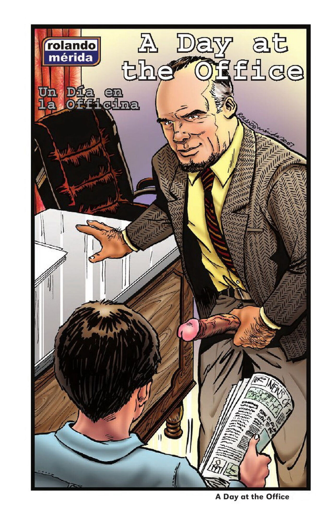 - A day at the office - French page 1 full