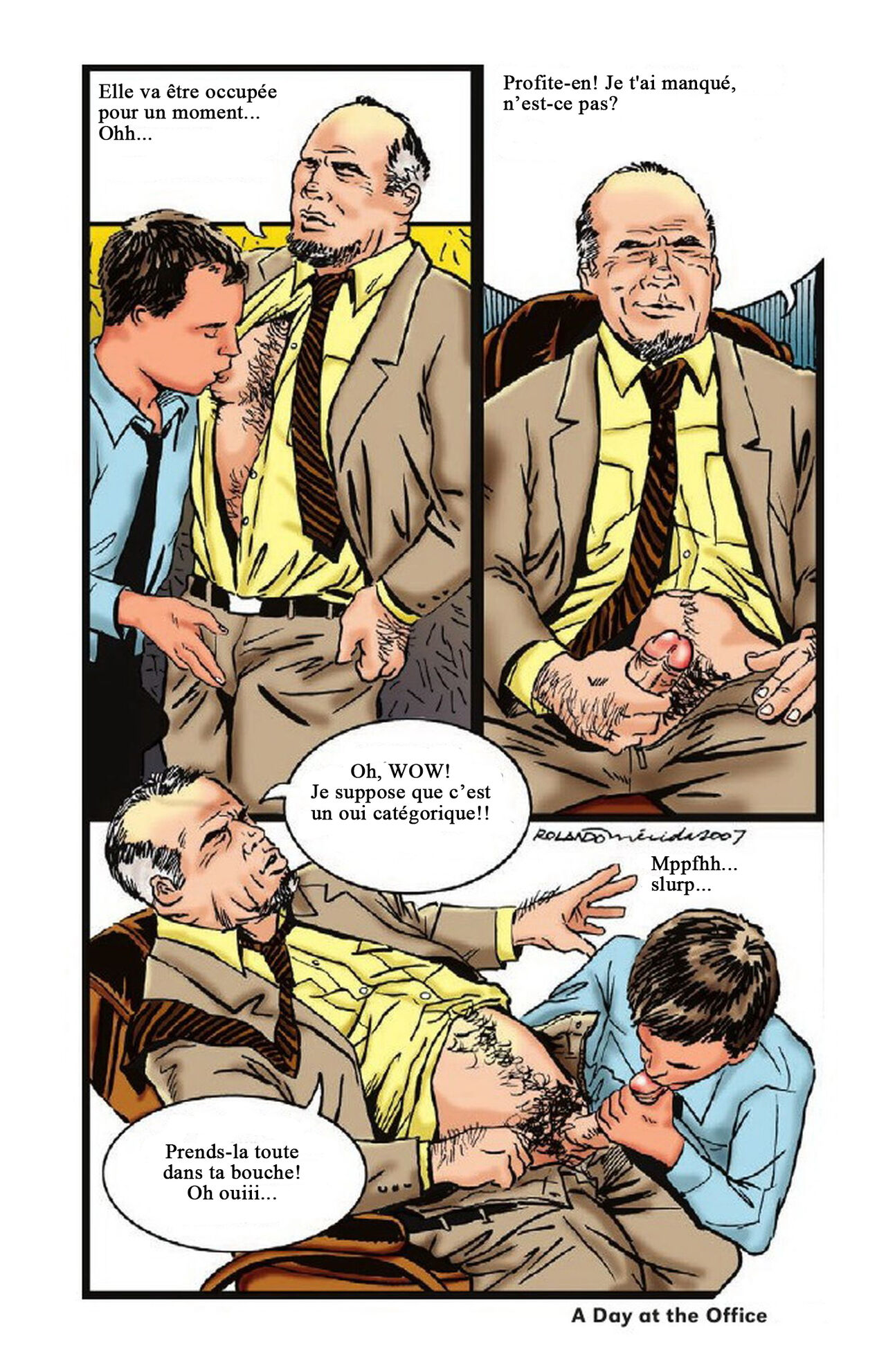 - A day at the office - French page 3 full