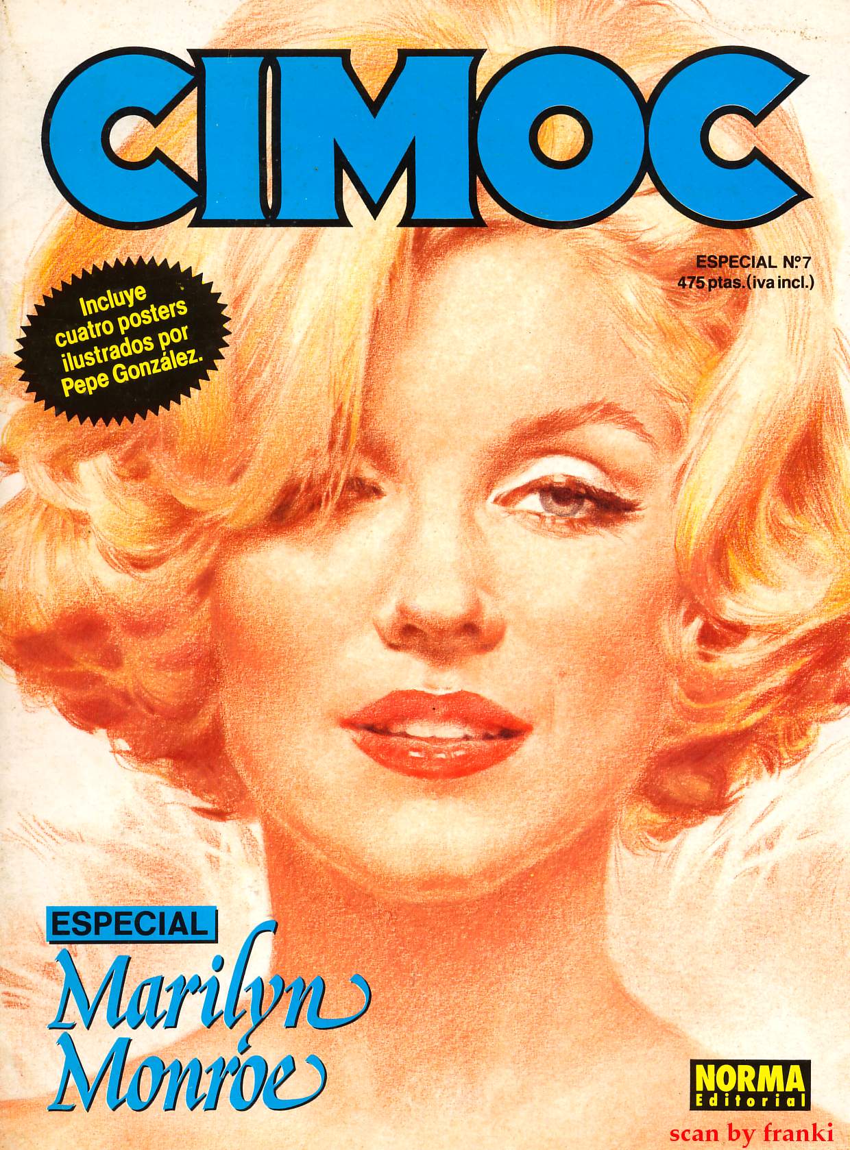 Cimoc Especial N°7 - Marilyn Monroe page 1 full