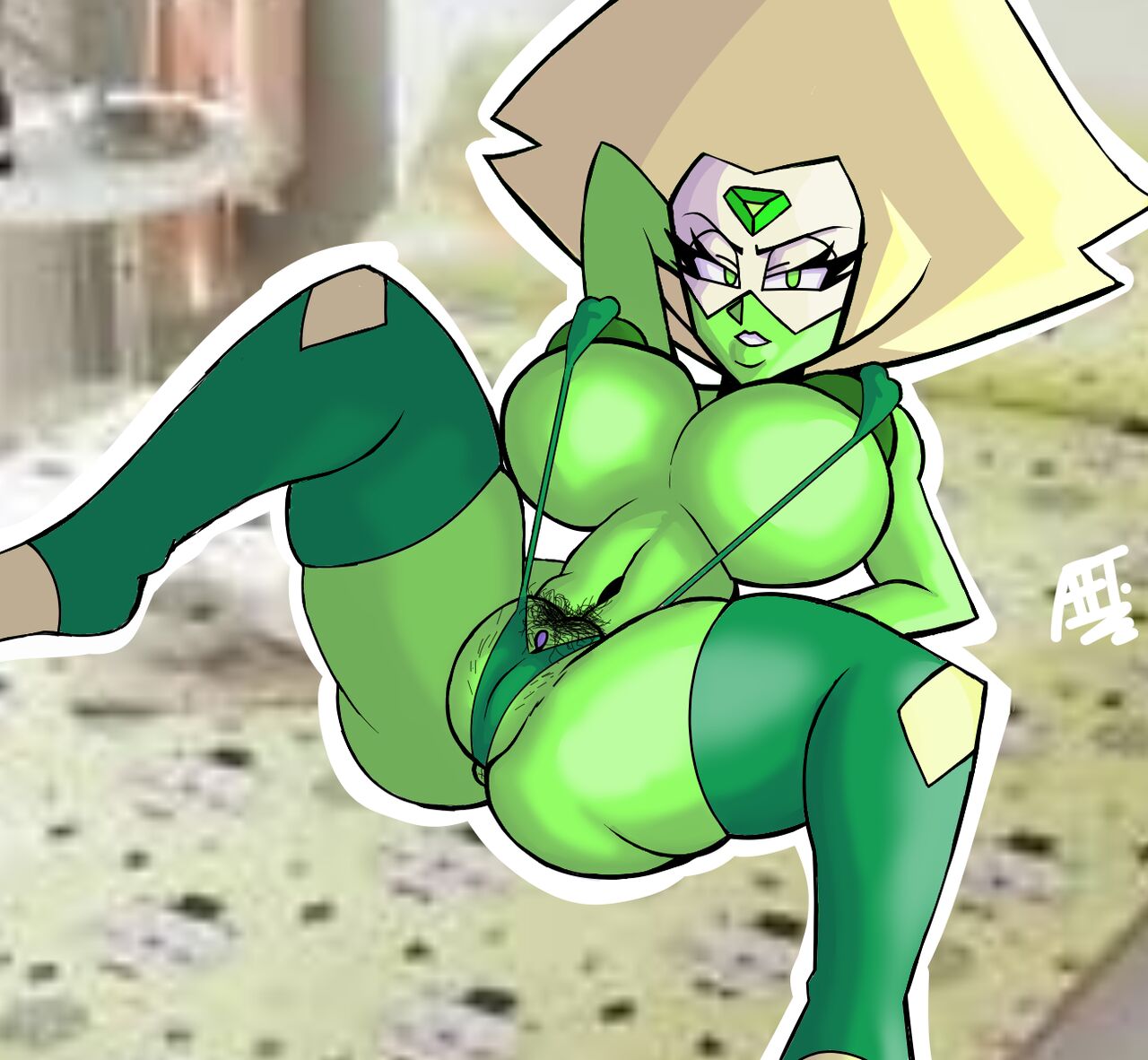 Artist  Peridot and Greg Universe page 1 full