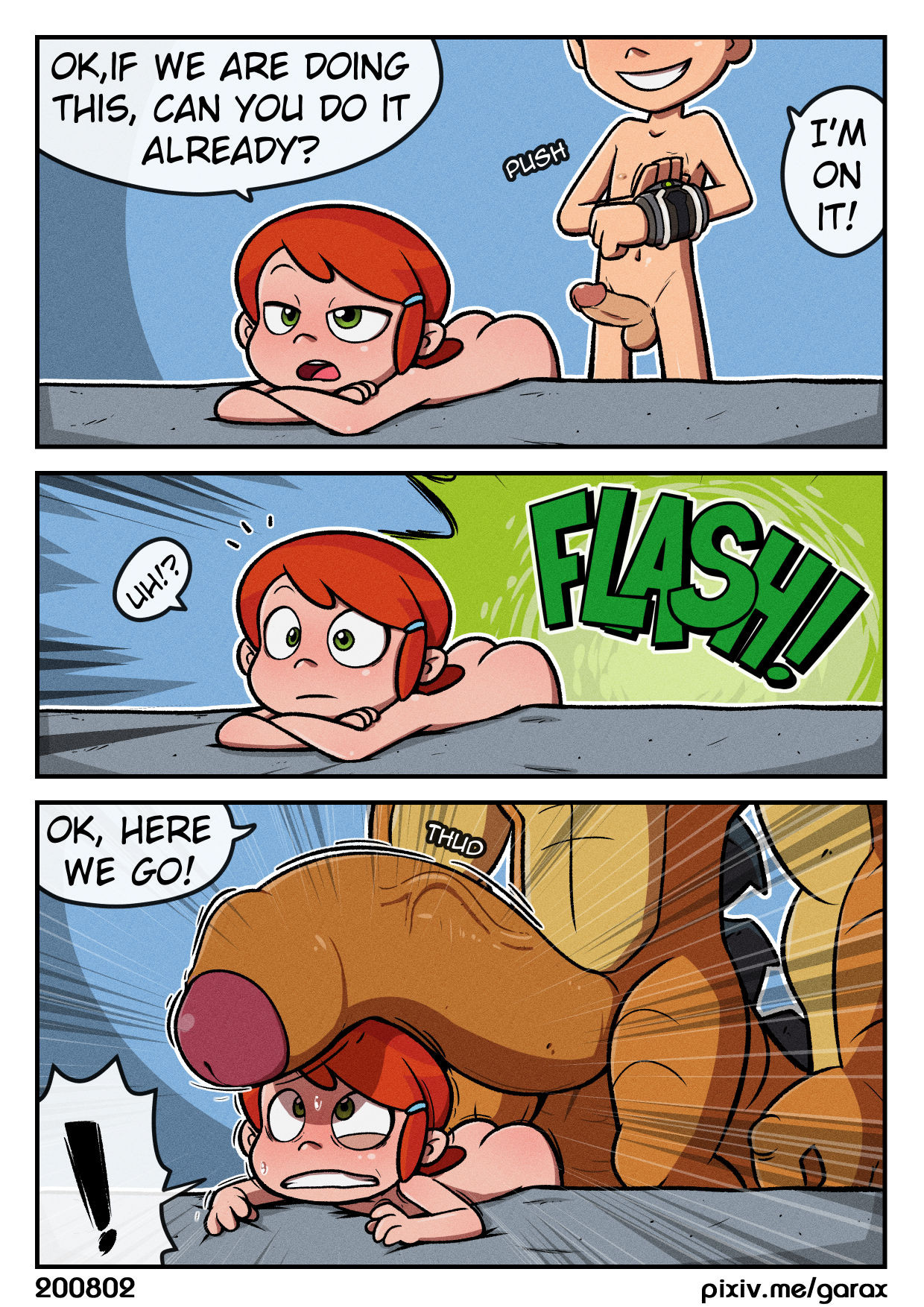 Gwen and Ben minicomic page 1 full