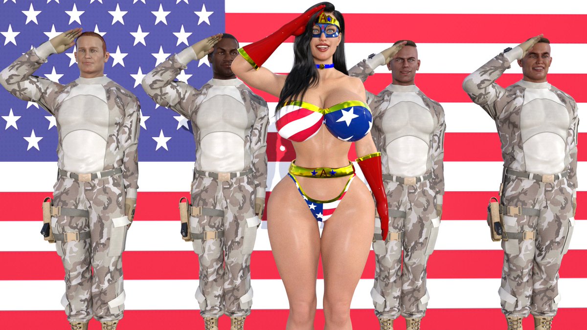 Ms. Americana Supports The Troops page 1 full