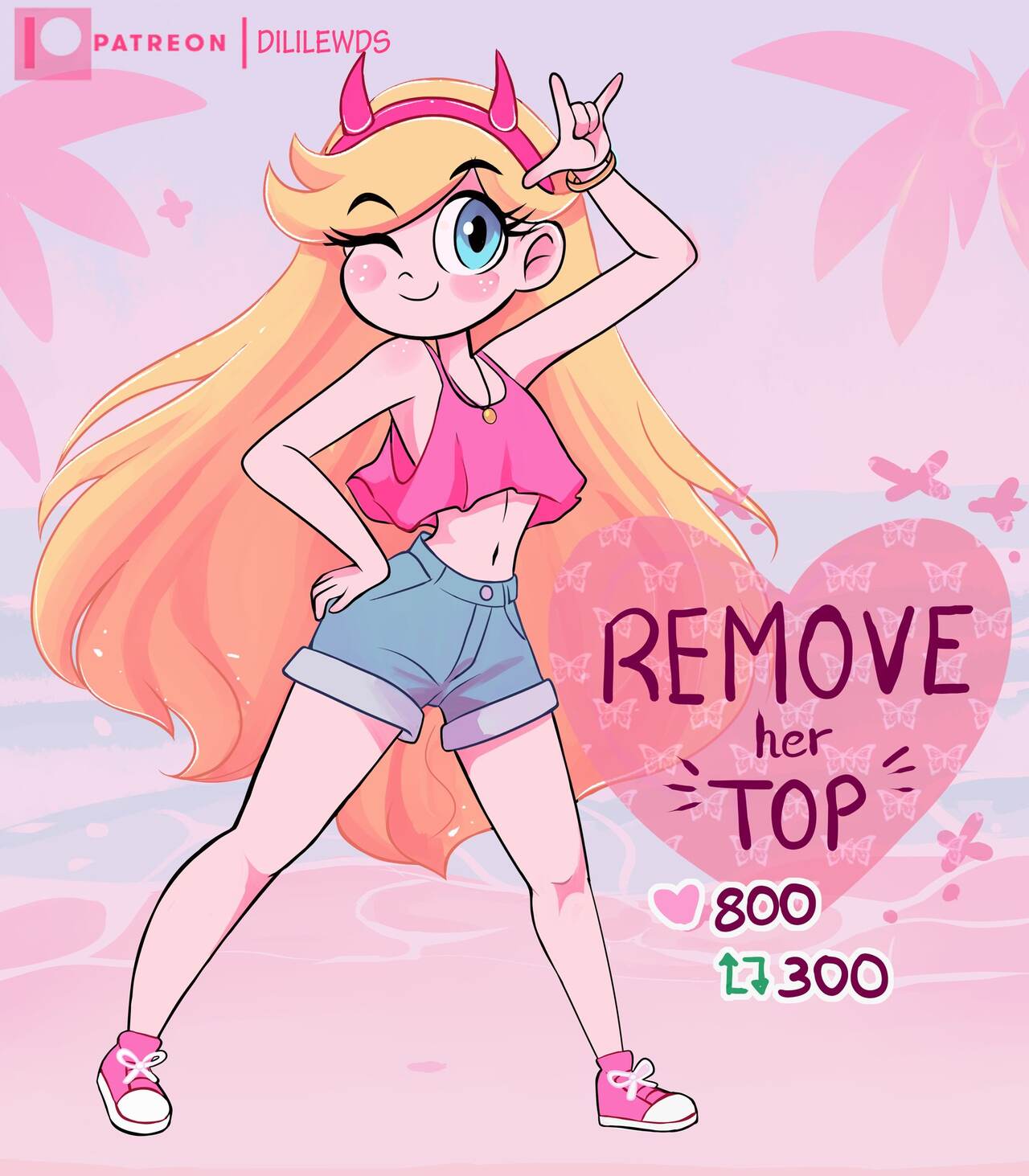 Star Butterfly Stripgame page 1 full