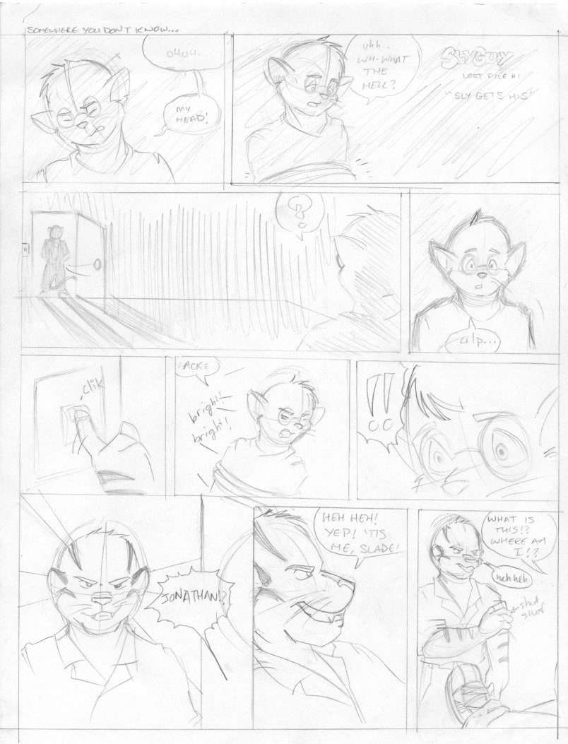 Furry Tickle Comic page 1 full