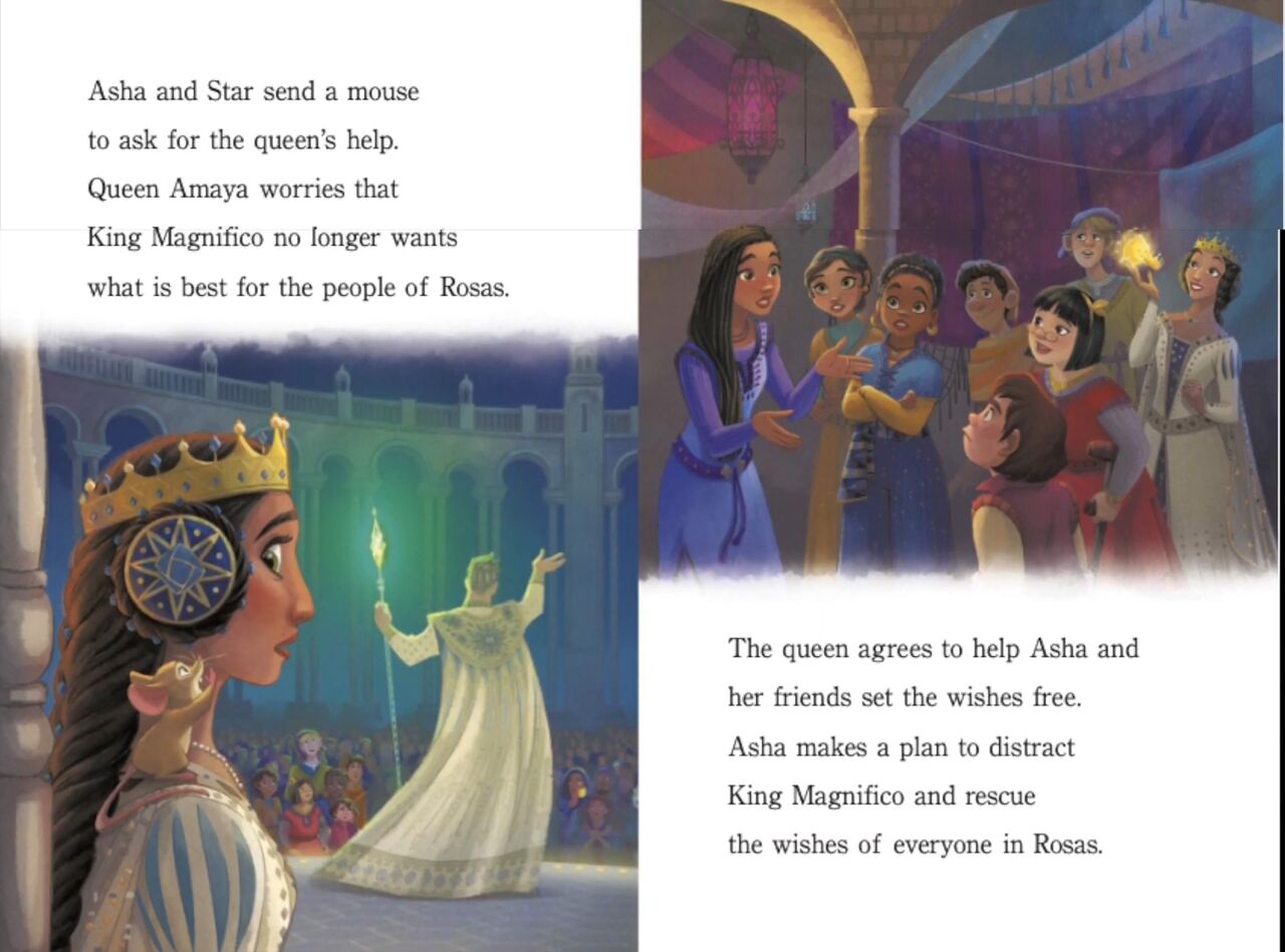 Disney's Wish Movie Book page 10 full