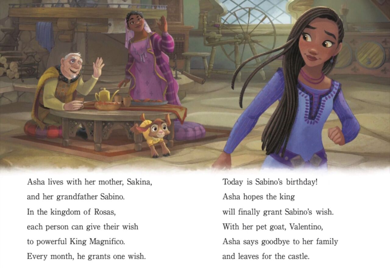Disney's Wish Movie Book page 2 full