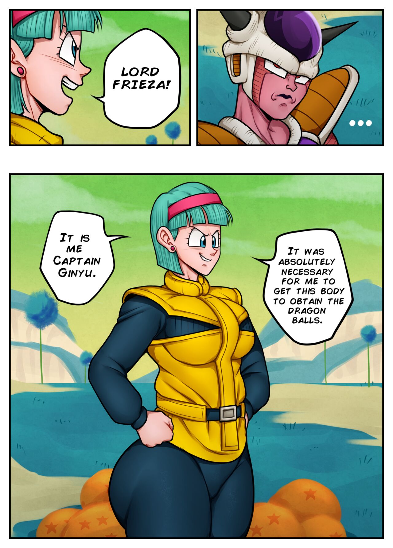 Bulma and Frieza page 1 full