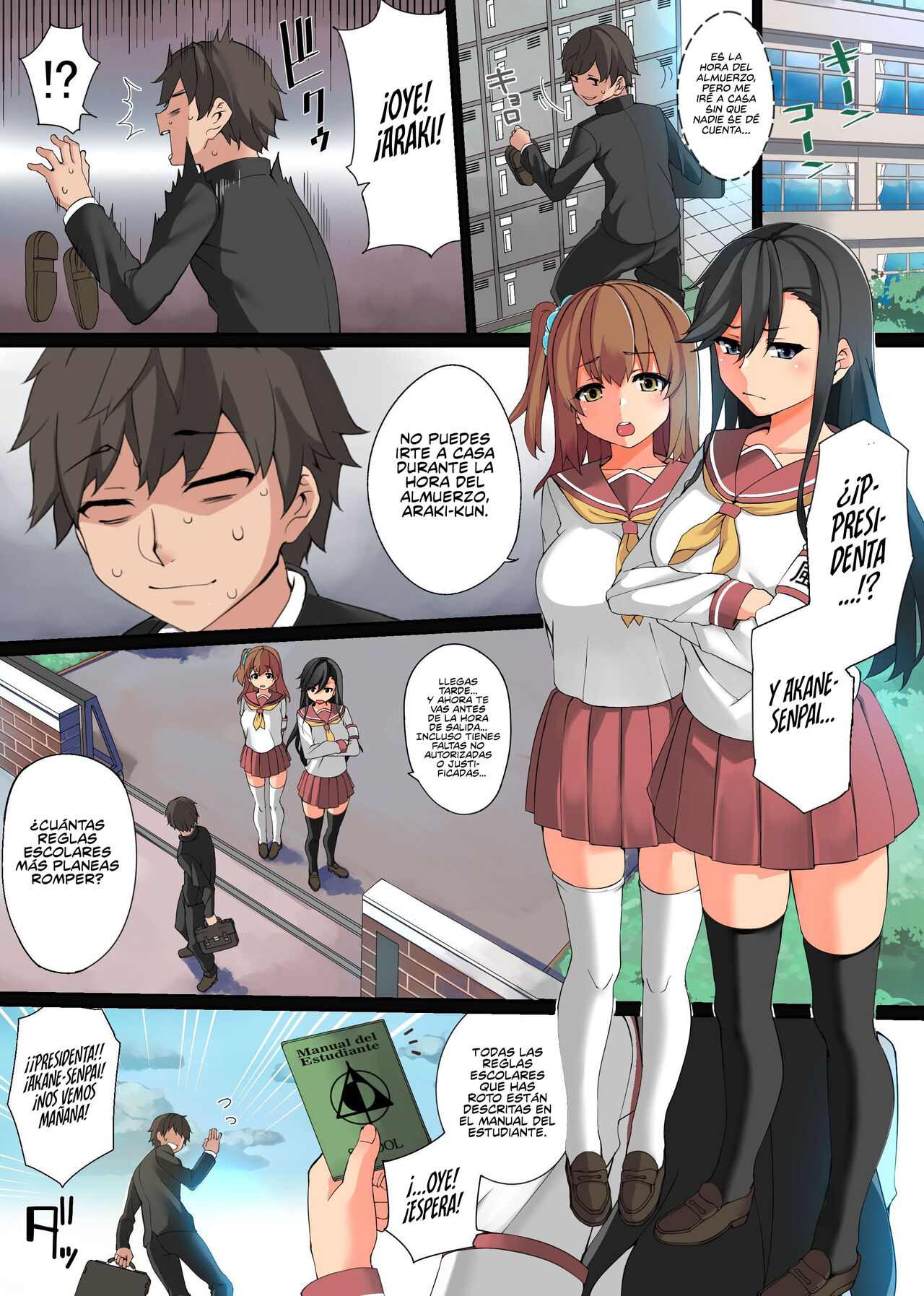 Ecchi na Kousoku Tsukucchaimashita. Joushiki Kakikae de Yaritai Houdai! | Creé una Pervertida Regla Escolar page 2 full