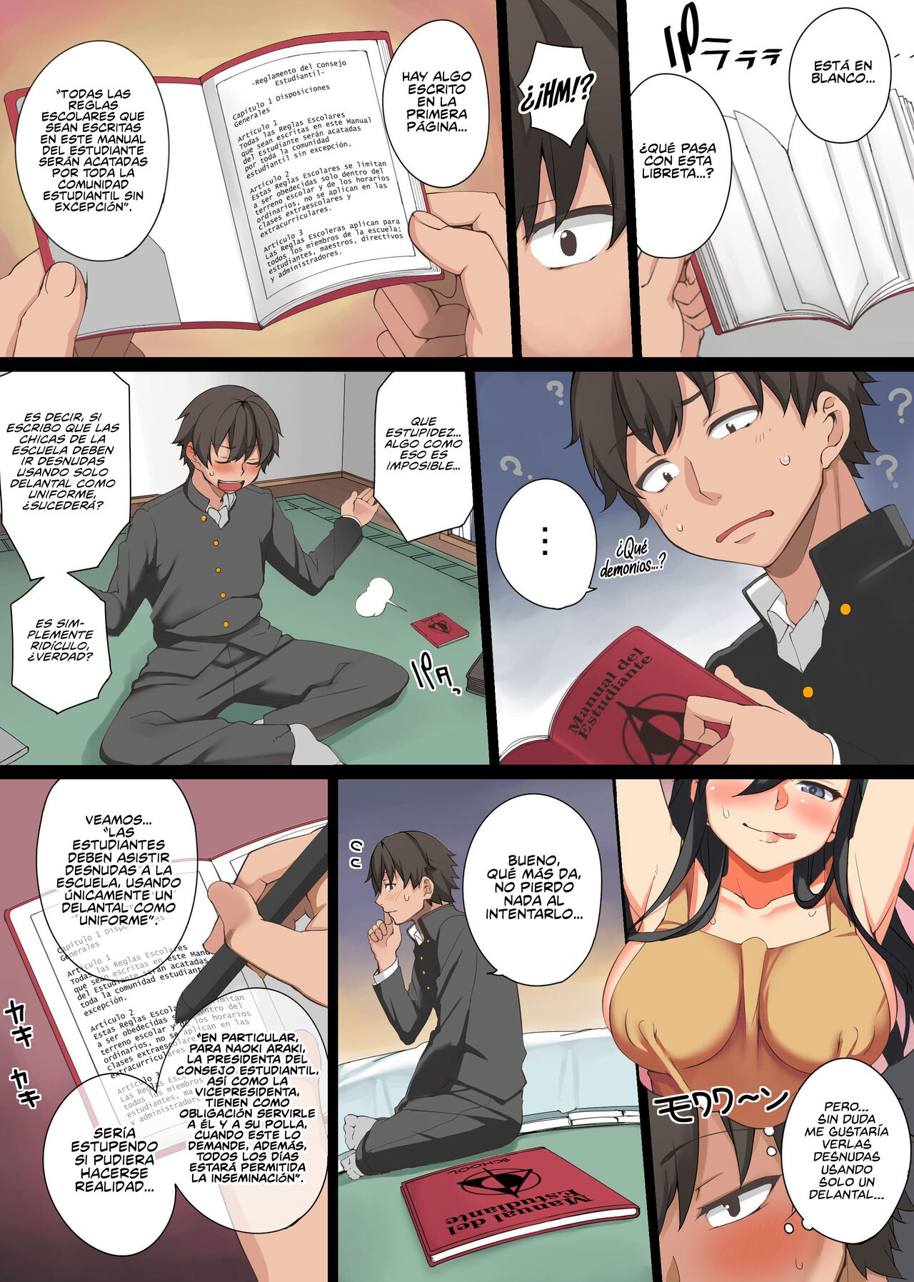 Ecchi na Kousoku Tsukucchaimashita. Joushiki Kakikae de Yaritai Houdai! |  Creé una Pervertida Regla Escolar - Page 4 - IMHentai