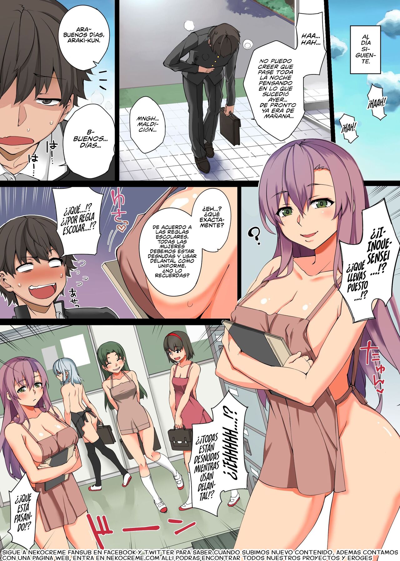 Ecchi na Kousoku Tsukucchaimashita. Joushiki Kakikae de Yaritai Houdai! | Creé una Pervertida Regla Escolar page 5 full
