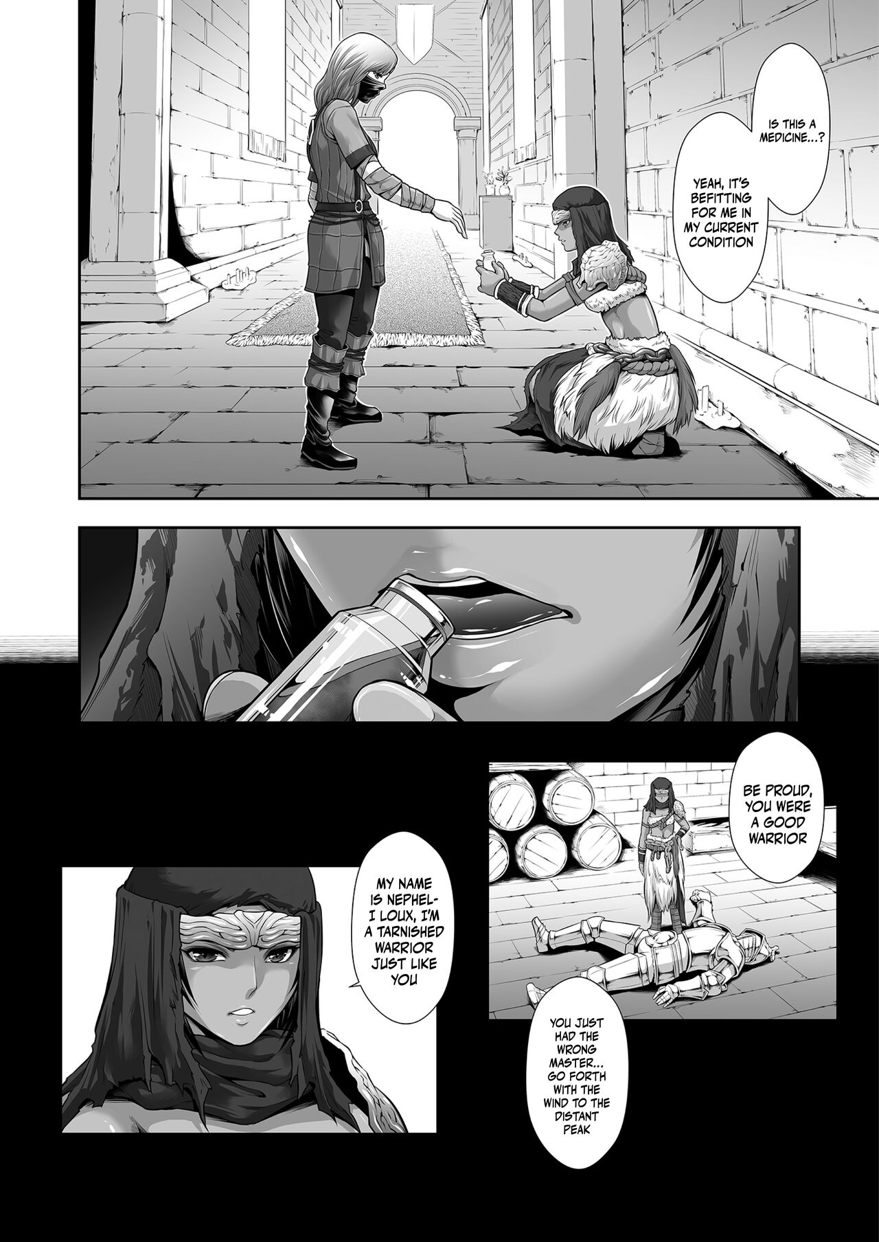 Kugutsu ni Ochita Entaku no Onna Senshi | A Warrior of the Round Table Reduced To a Mere Puppet page 4 full