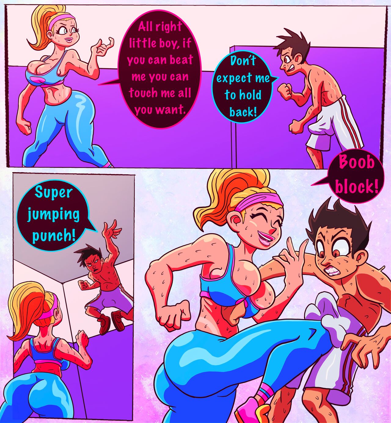 The Ballbusting Bimbo Gym Edition page 4 full