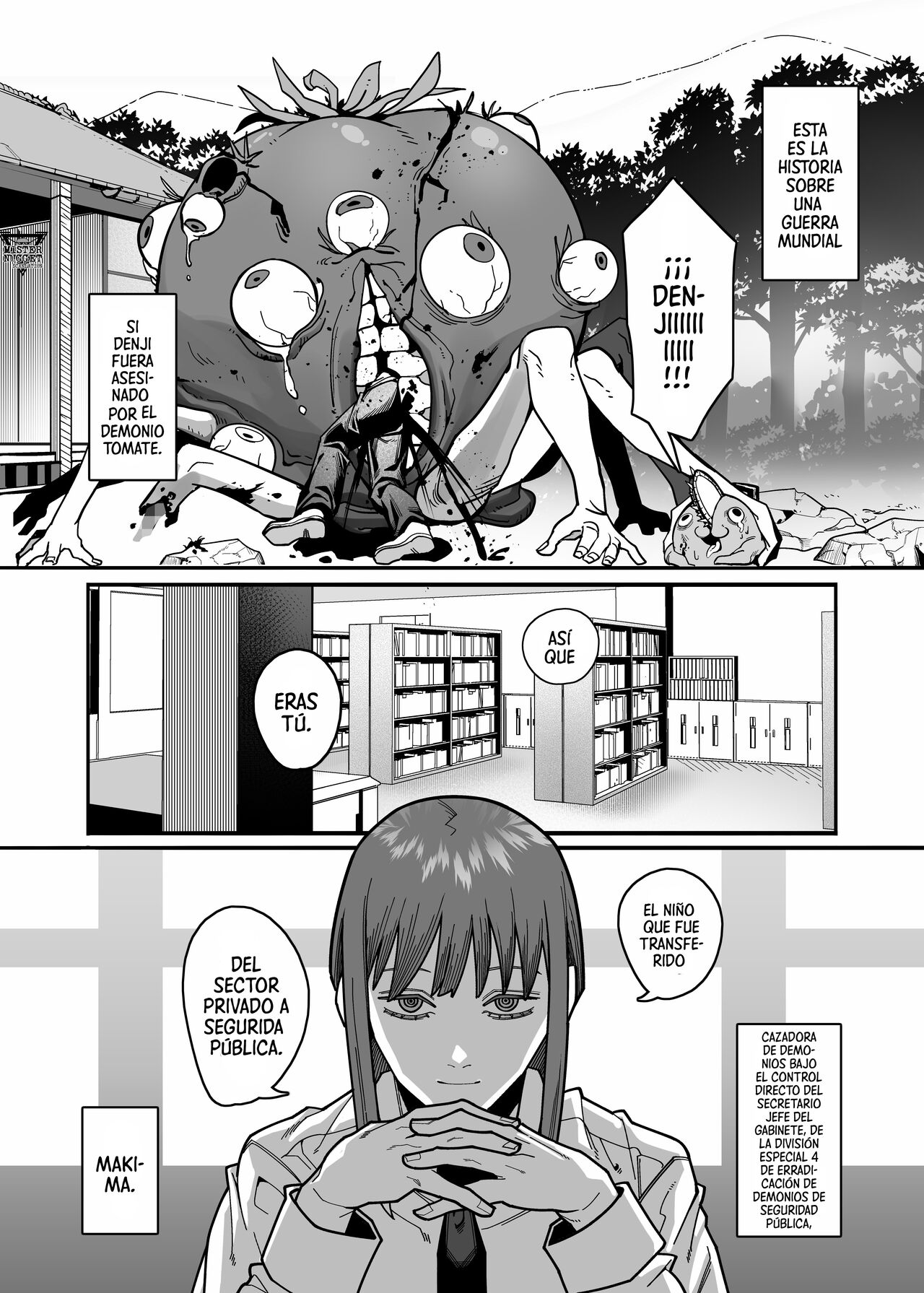 Muhyoujou na Makima-san ni Shinu hodo Shibori Okasareru Aheahe OneShota Hon page 3 full