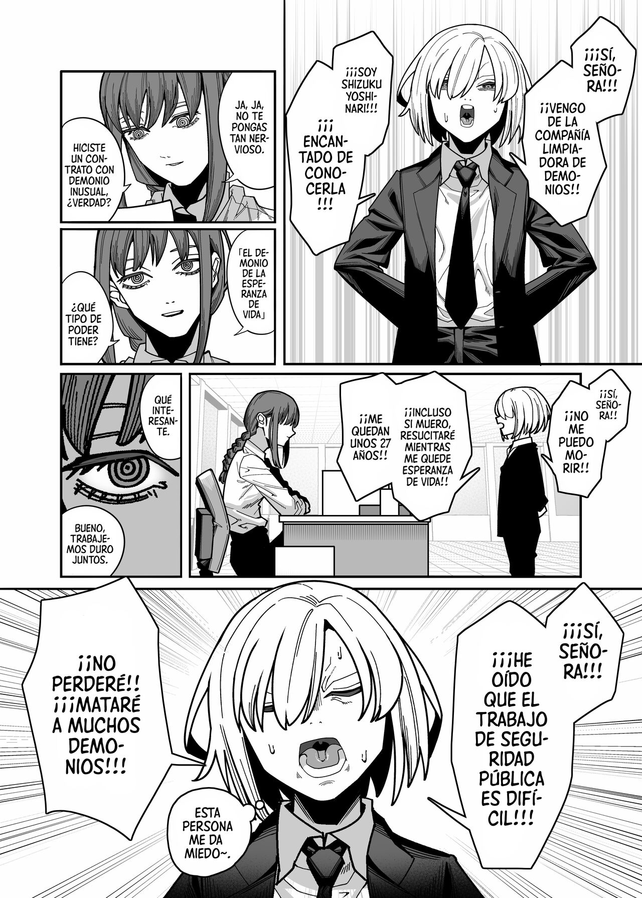 Muhyoujou na Makima-san ni Shinu hodo Shibori Okasareru Aheahe OneShota Hon page 4 full