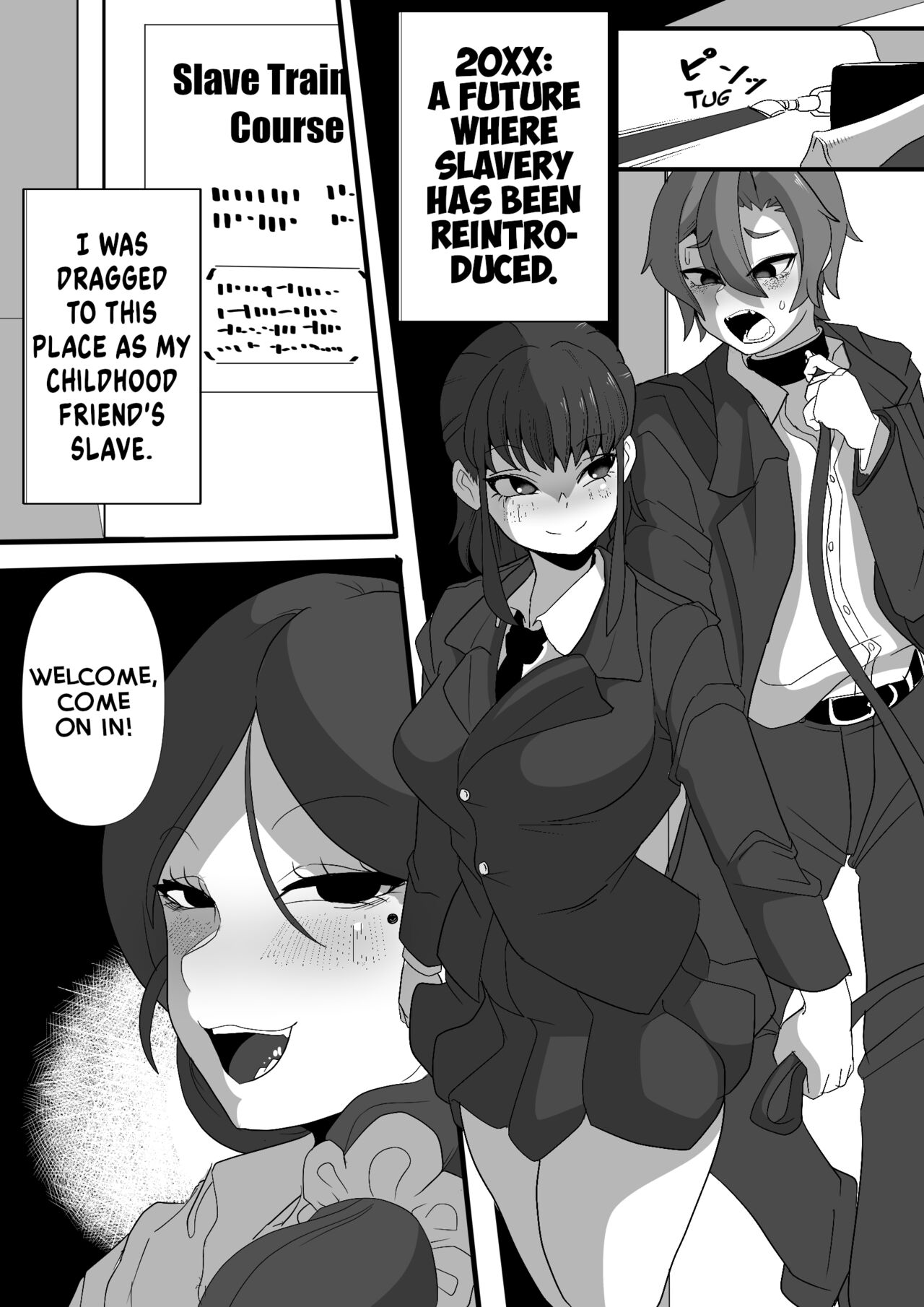 Osananajimi no JK ni Dorei to Shite Choukyou Sareru Hanashi | A Story About Being Trained as a Slave by Your JK Childhood Friend page 1 full