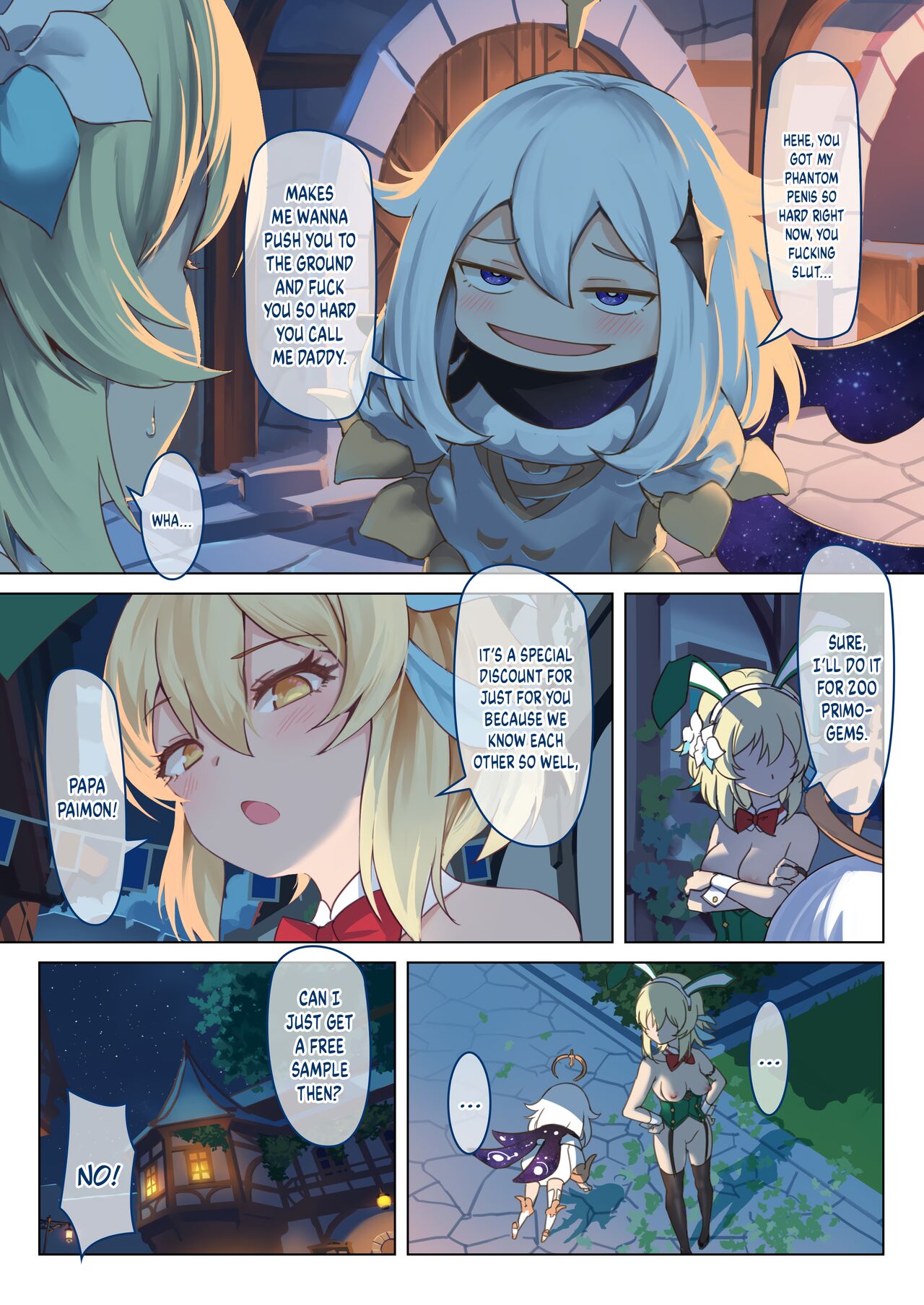 Mondstadt Hot Springs Festival Act 2 page 2 full
