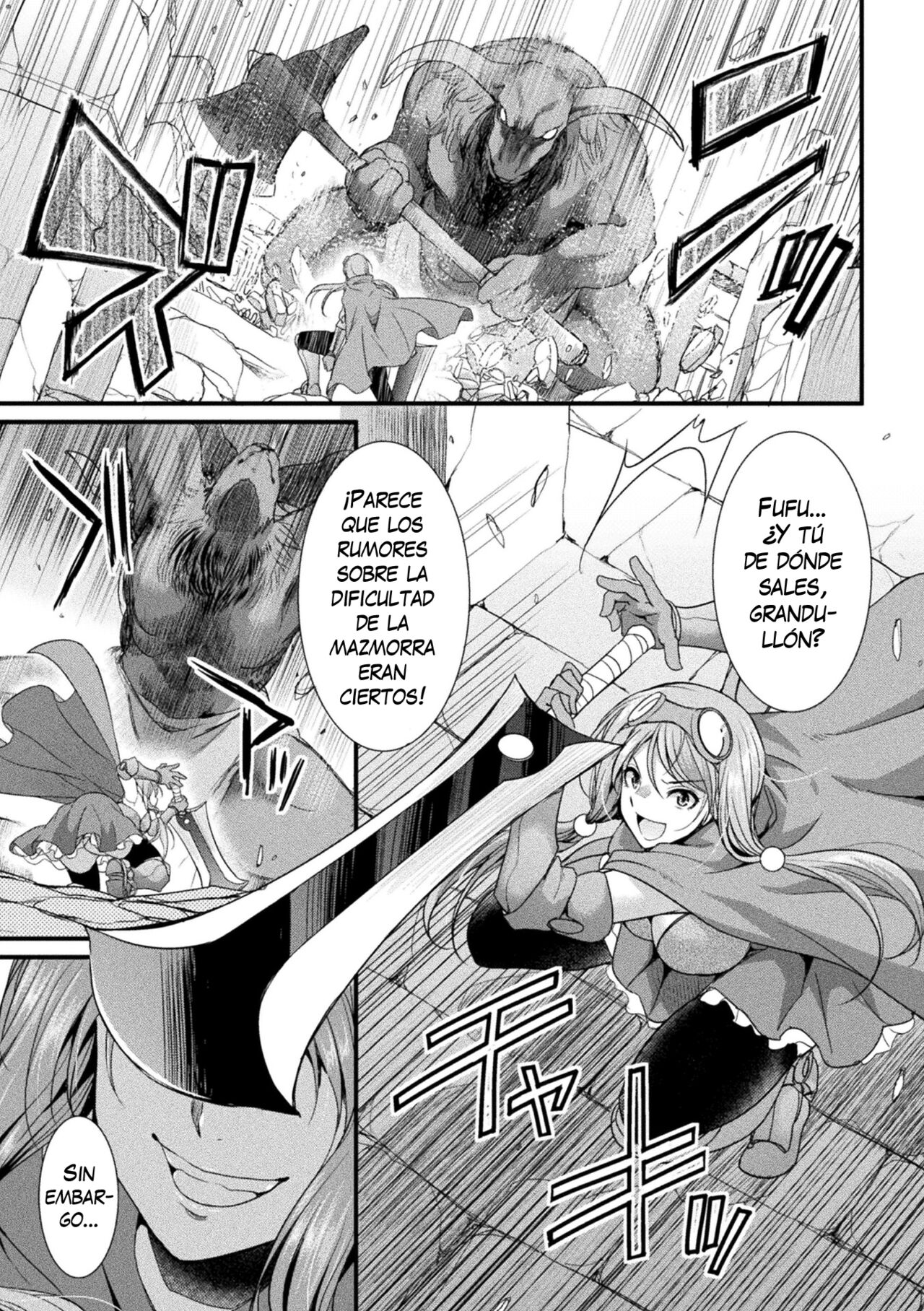 Miyu, la aventurera Futanari - La Misteriosa Mazmorra y la Trampa del Muro de Culos - page 3 full