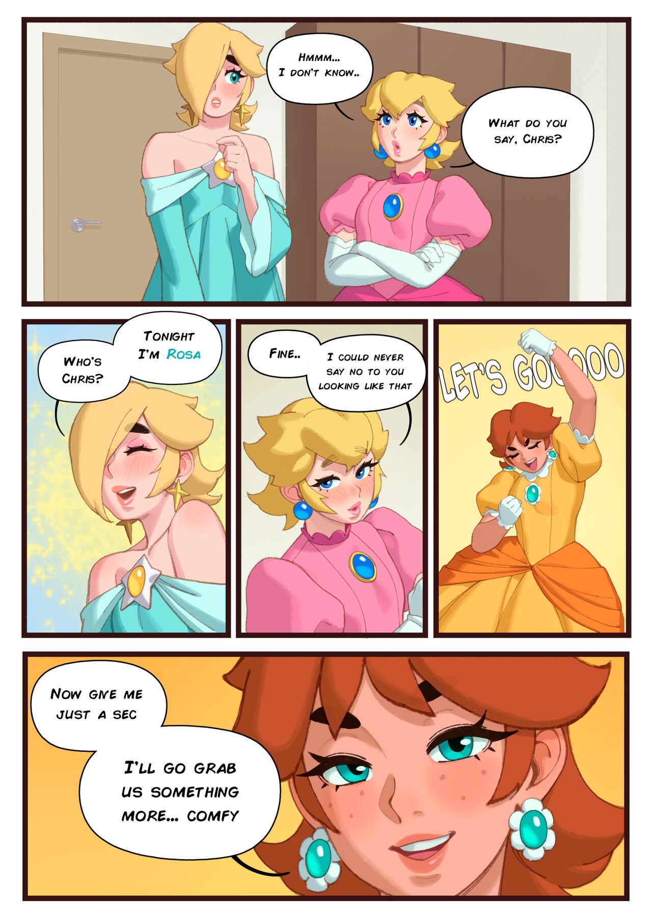 Princess Sleepover by Rizdraws page 4 full