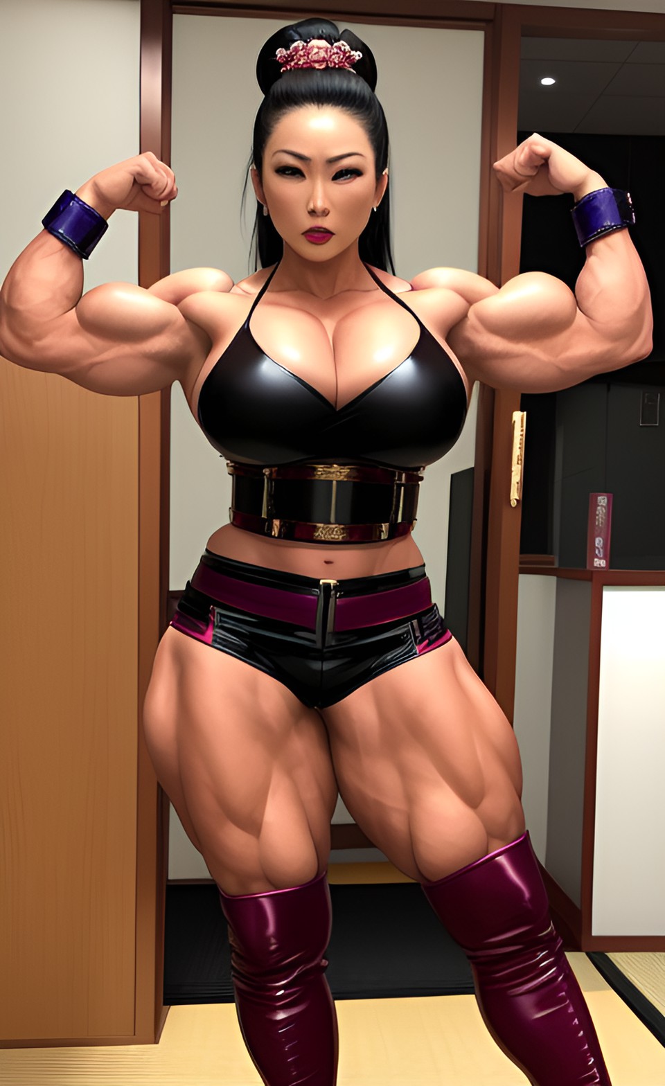 AI generated Female Muslce page 4 full